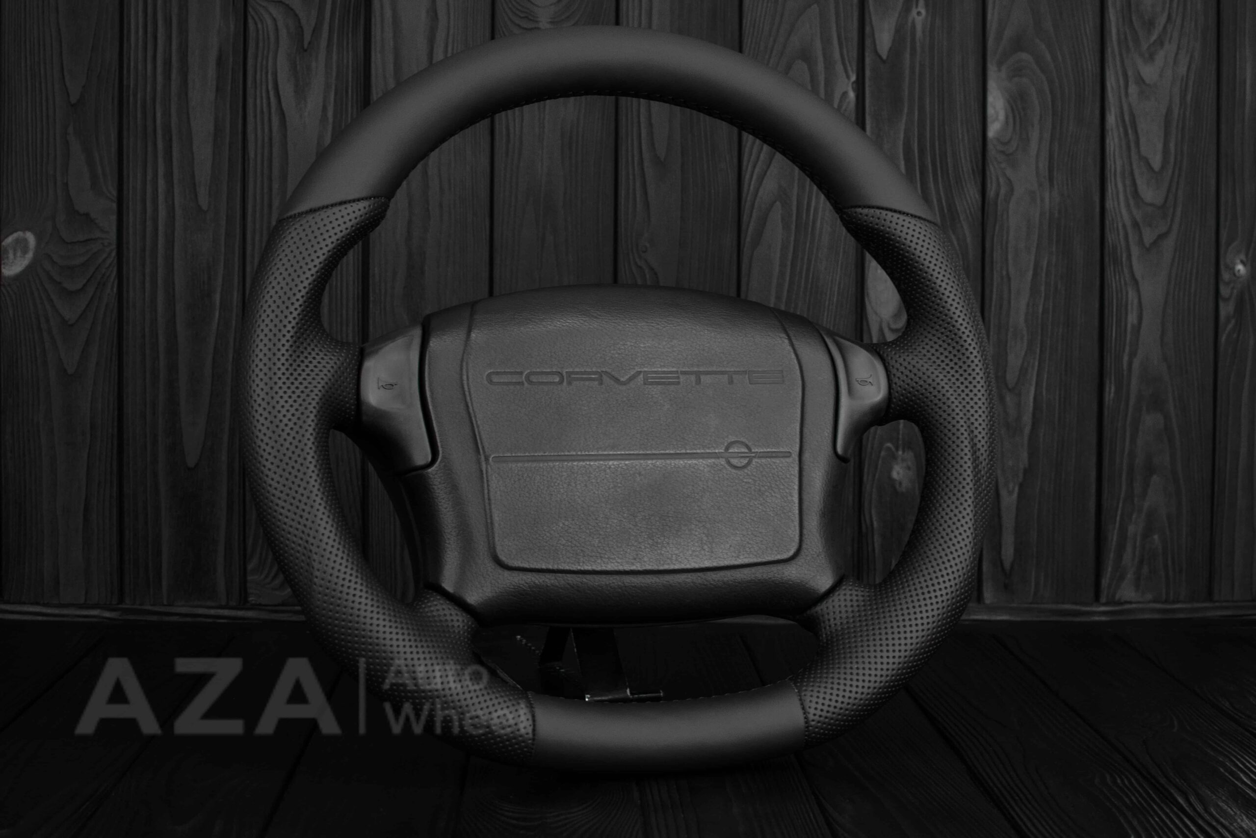 Steering wheel 1990-1993 Corvette C4 Napa/Perforated leather - Image 4