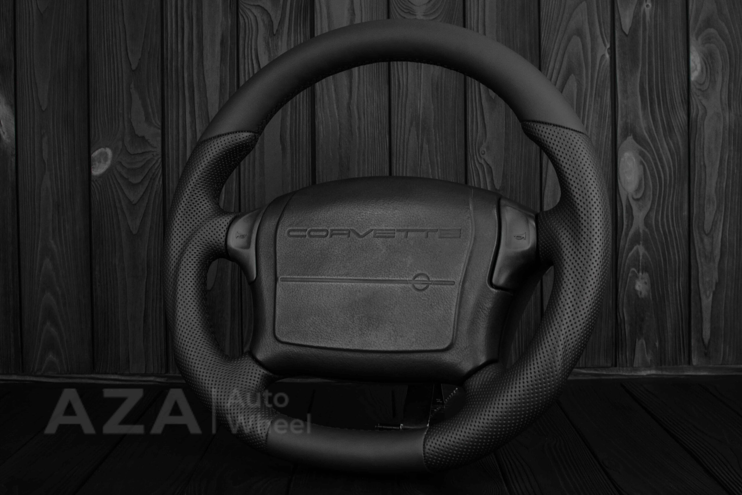 Steering wheel 1990-1993 Corvette C4 Napa/Perforated leather - Image 6