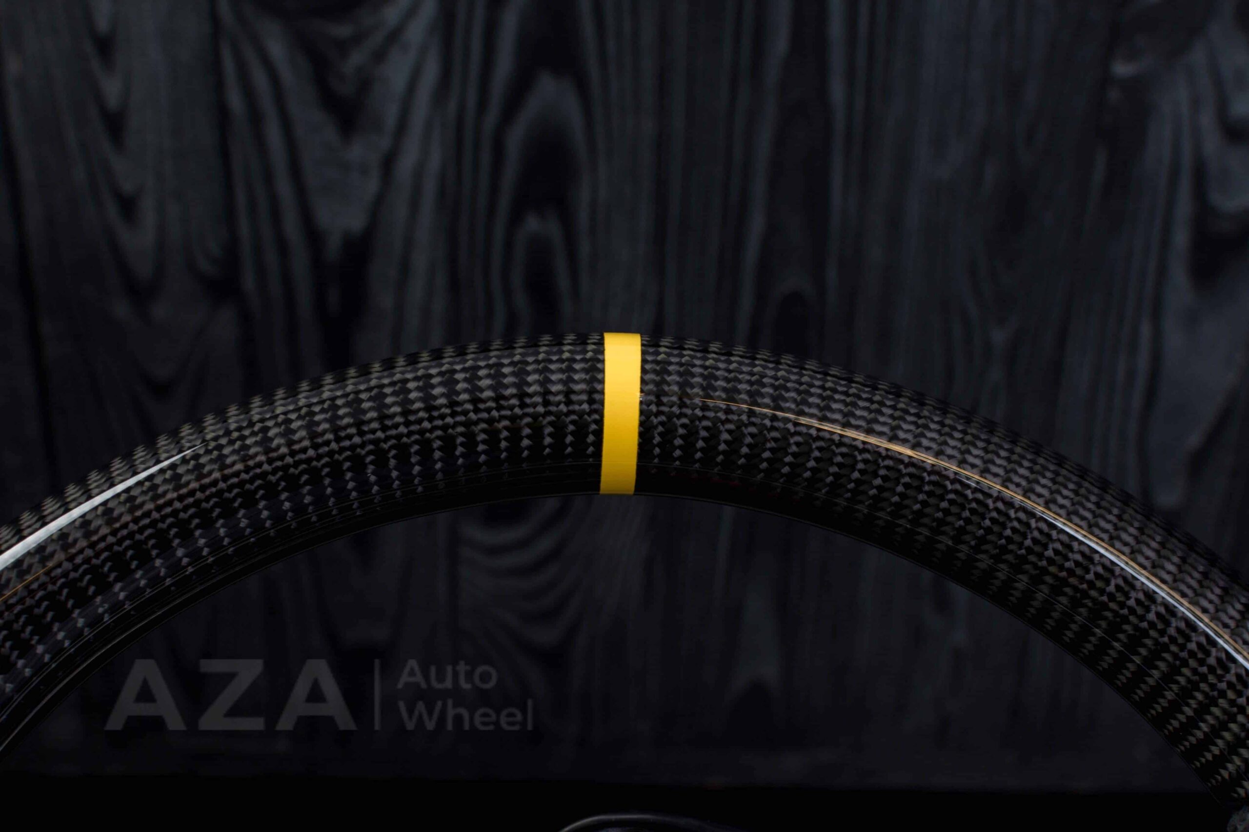 Lotus Series 2 Elise Steering wheel Carbon Fiber/Alcantara/Yellow accents - Image 10