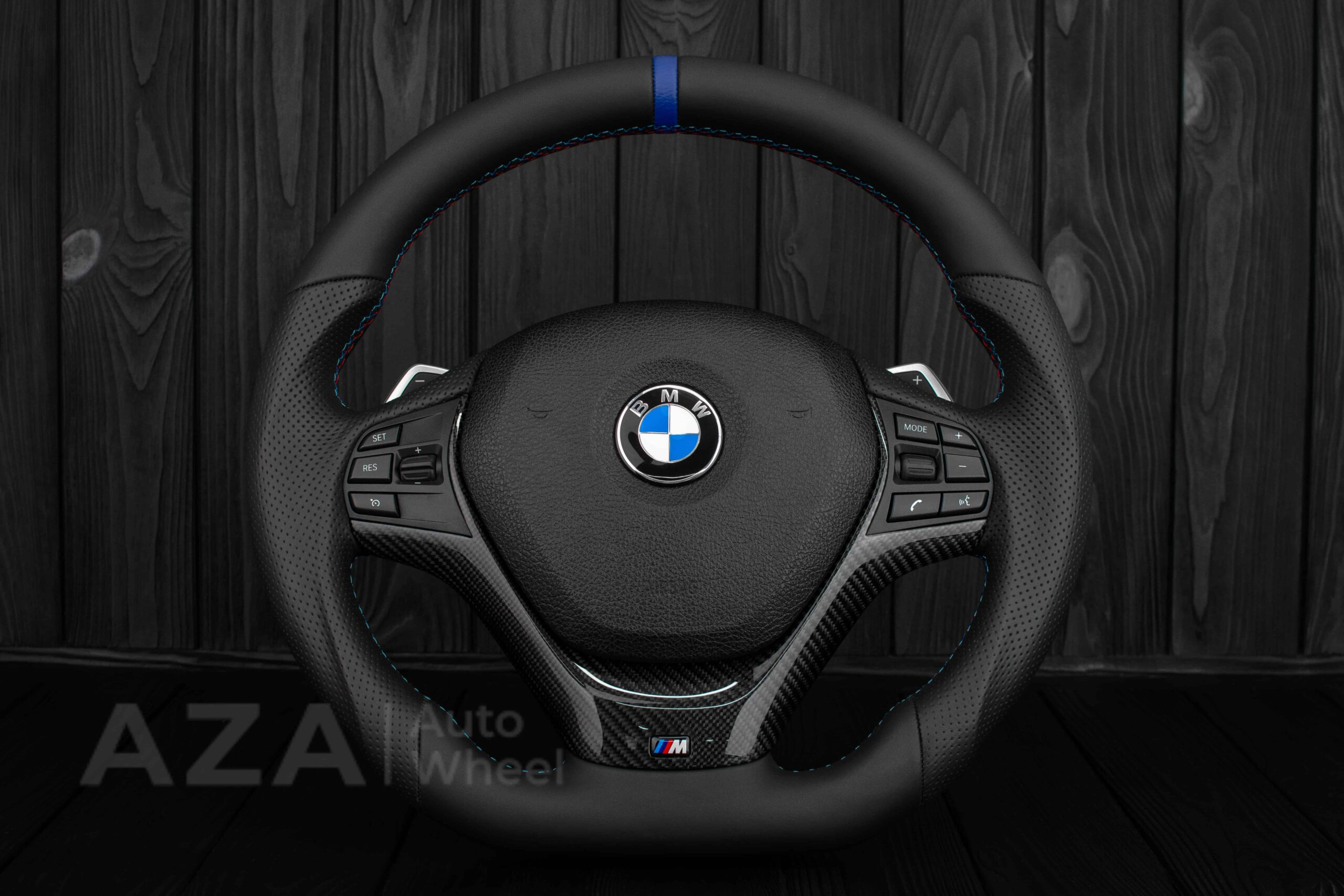 Steering wheel BMW F3X F2X SPORTLINE Carbon fiber trim/Napa/Perforated leather