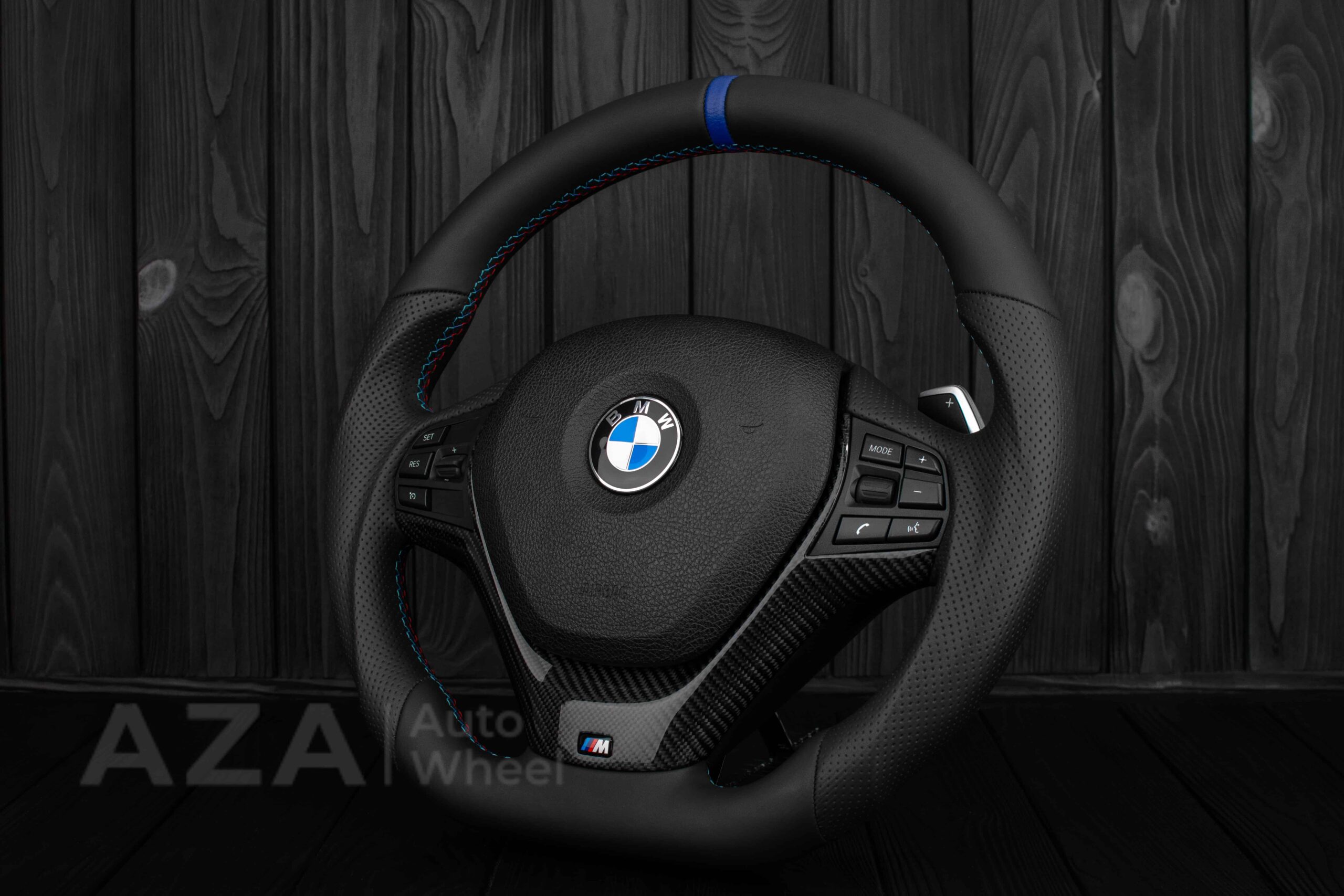 Steering wheel BMW F3X F2X SPORTLINE Carbon fiber trim/Napa/Perforated leather - Image 6
