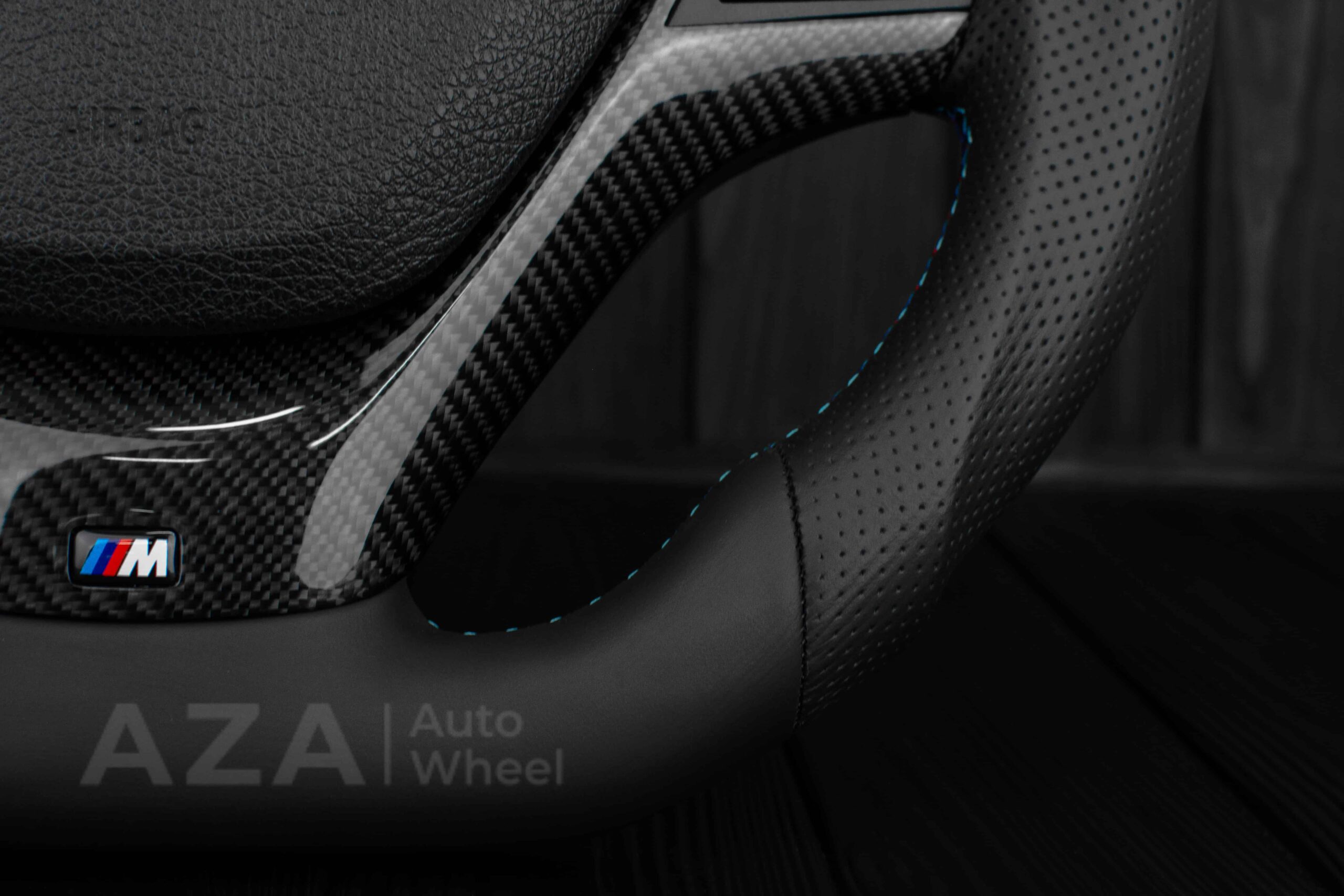 Steering wheel BMW F3X F2X SPORTLINE Carbon fiber trim/Napa/Perforated leather - Image 23