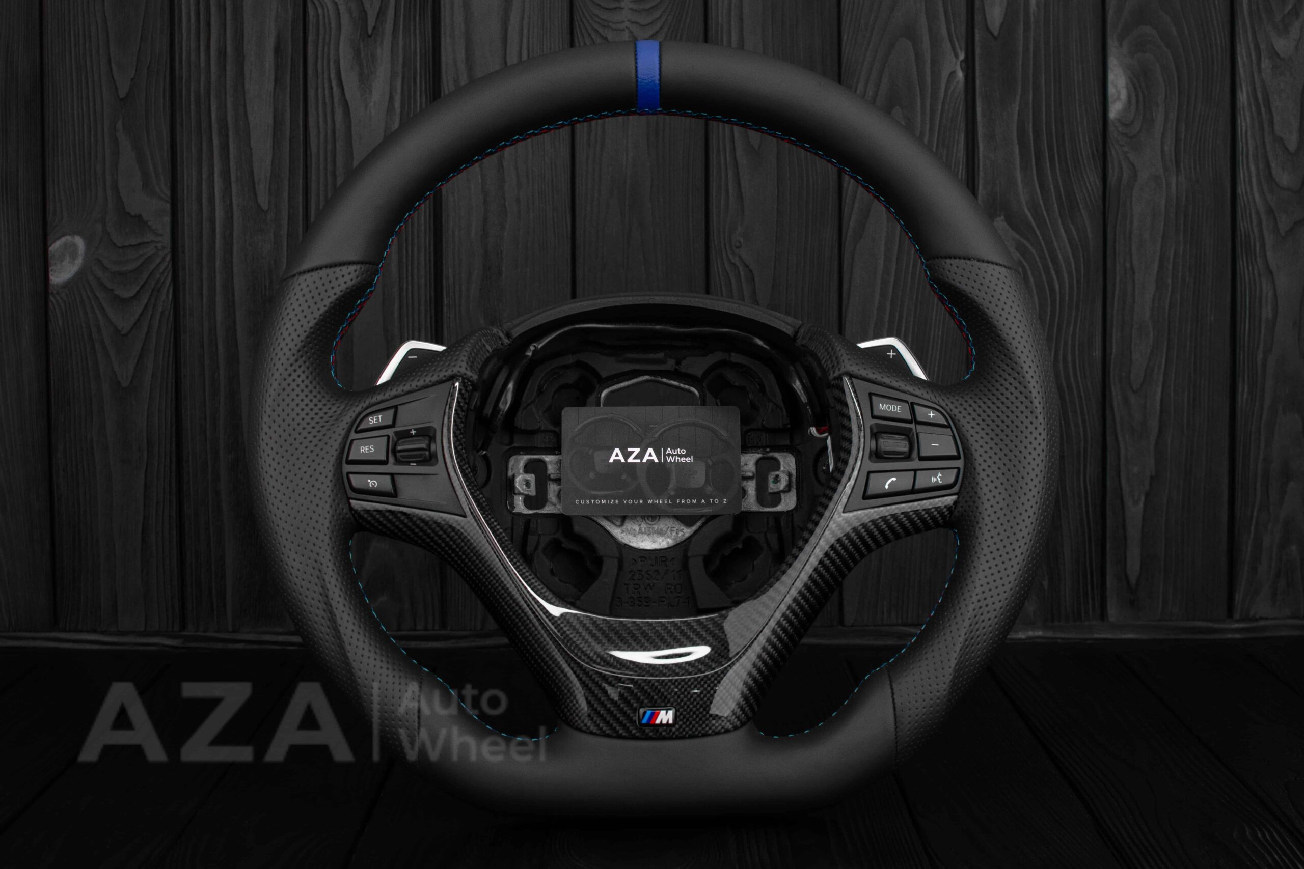 Steering wheel BMW F3X F2X SPORTLINE Carbon fiber trim/Napa/Perforated leather - Image 9