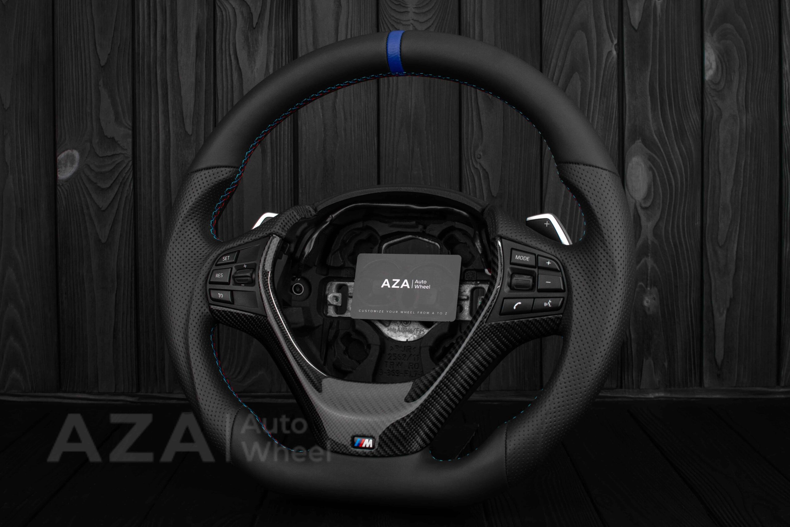 Steering wheel BMW F3X F2X SPORTLINE Carbon fiber trim/Napa/Perforated leather - Image 8