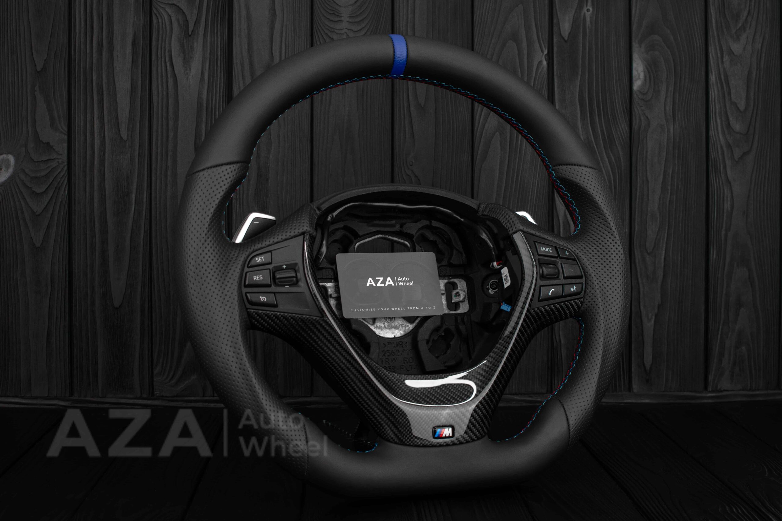 Steering wheel BMW F3X F2X SPORTLINE Carbon fiber trim/Napa/Perforated leather - Image 7