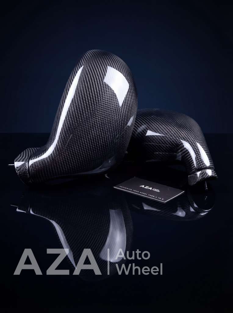 91-99 Mitsubishi 3000Gt VR4 Stealth Side Mirrors Power Carbon Fiber - Image 2