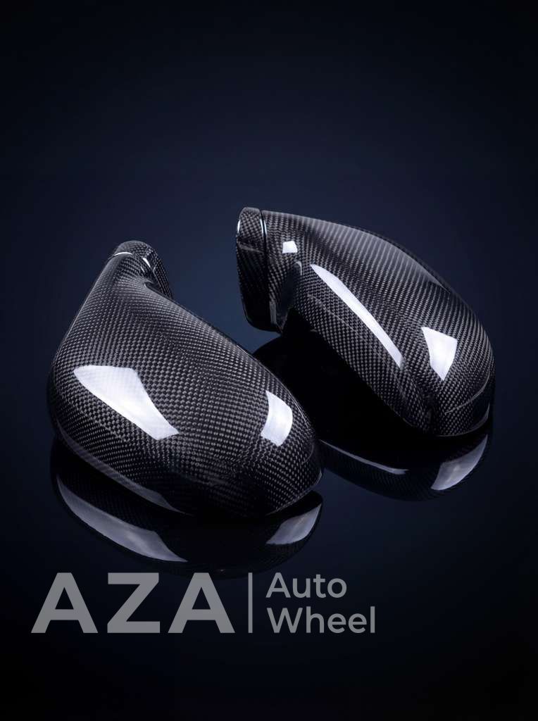 91-99 Mitsubishi 3000Gt VR4 Stealth Side Mirrors Power Carbon Fiber