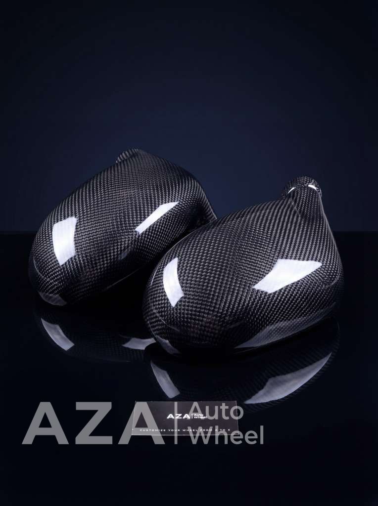 91-99 Mitsubishi 3000Gt VR4 Stealth Side Mirrors Power Carbon Fiber - Image 4