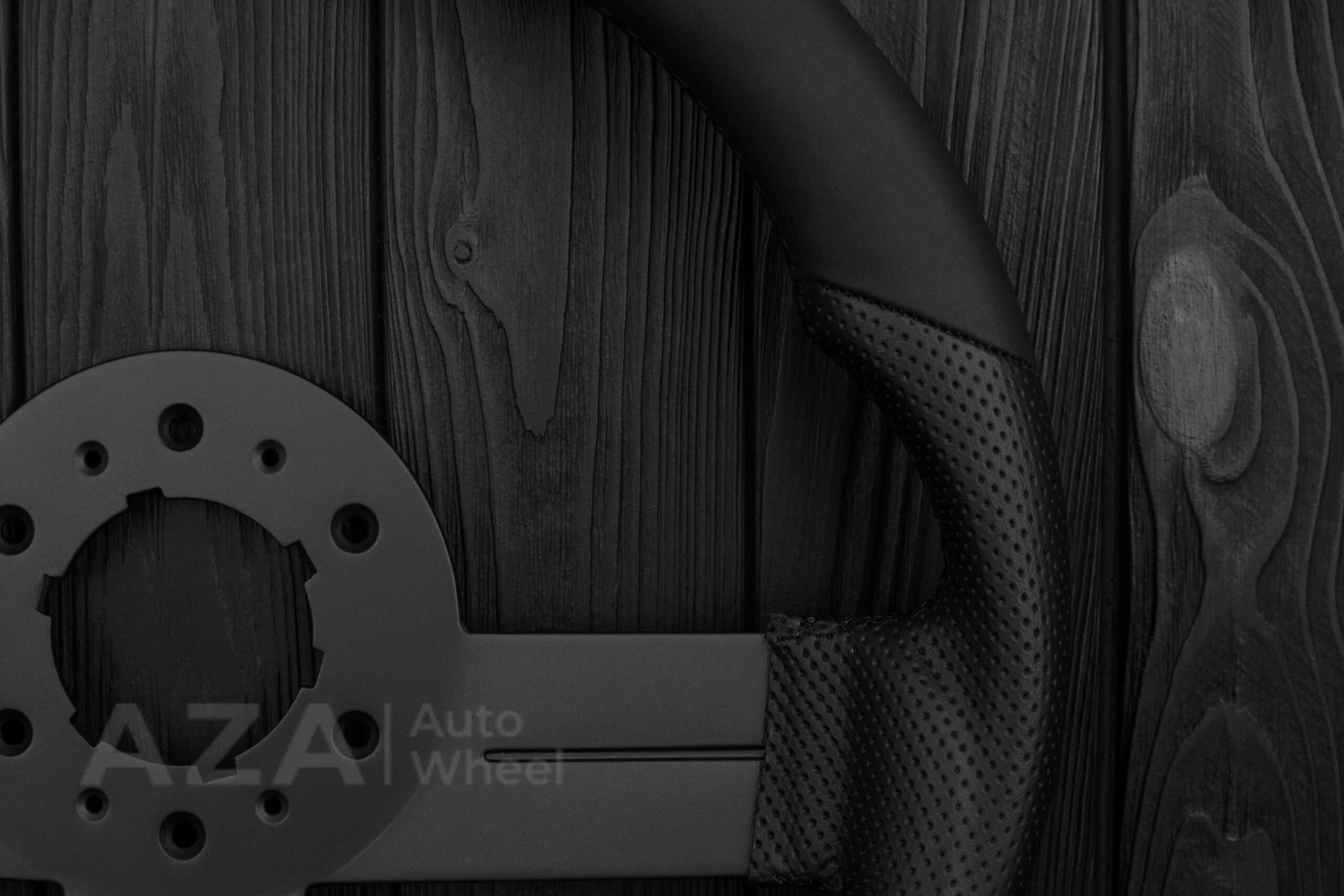 Steering wheel Chevrolet Camaro Iroc Z28 Berlinetta 1982-89 Custom flat bottom/Napa Leather/Red Stripe - Image 5