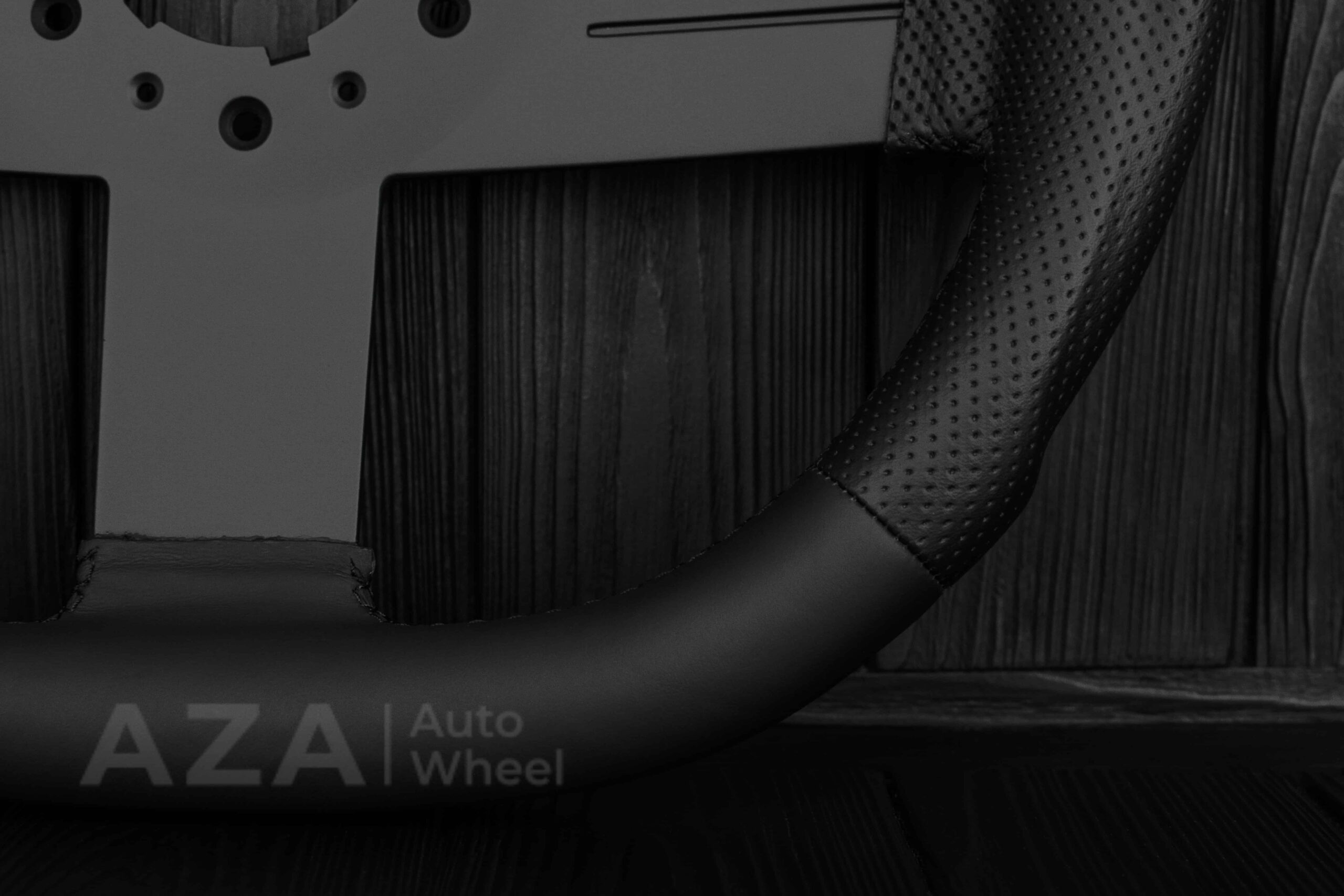 Steering wheel Chevrolet Camaro Iroc Z28 Berlinetta 1982-89 Custom flat bottom/Napa Leather/Red Stripe - Image 8
