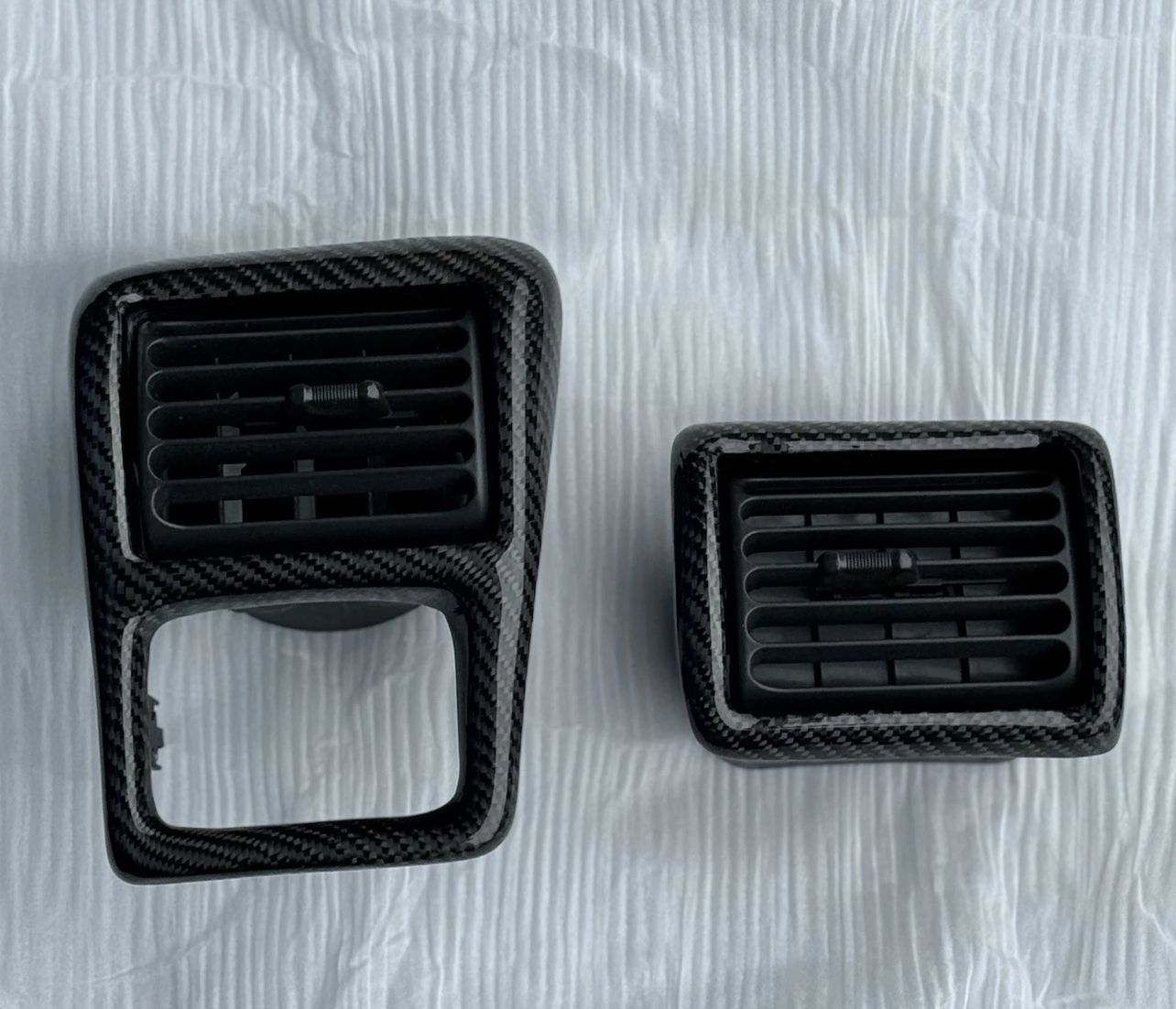 1997-2002 chevrolet Camaro Dash Left Right AC Air Vents Carbon Fiber - Image 2