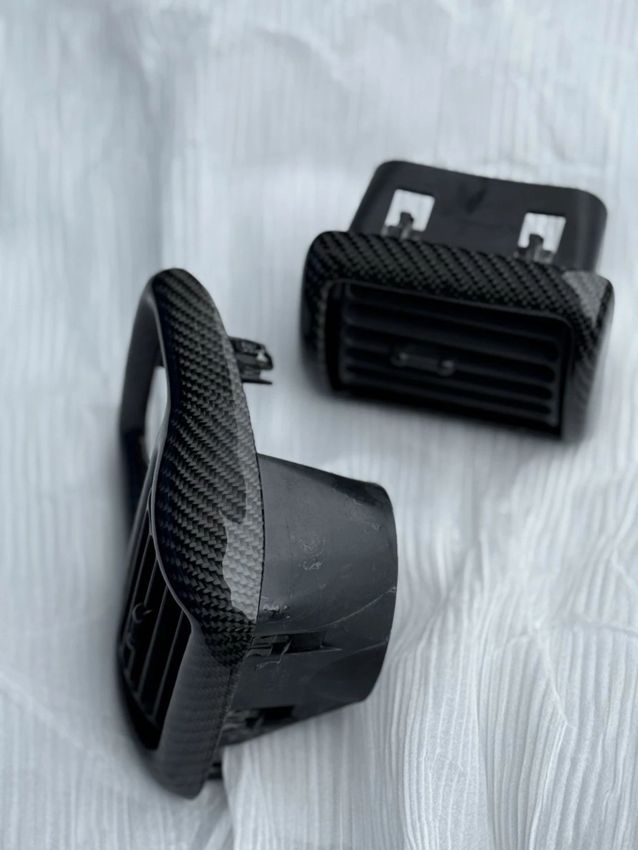 1997-2002 chevrolet Camaro Dash Left Right AC Air Vents Carbon Fiber - Image 4