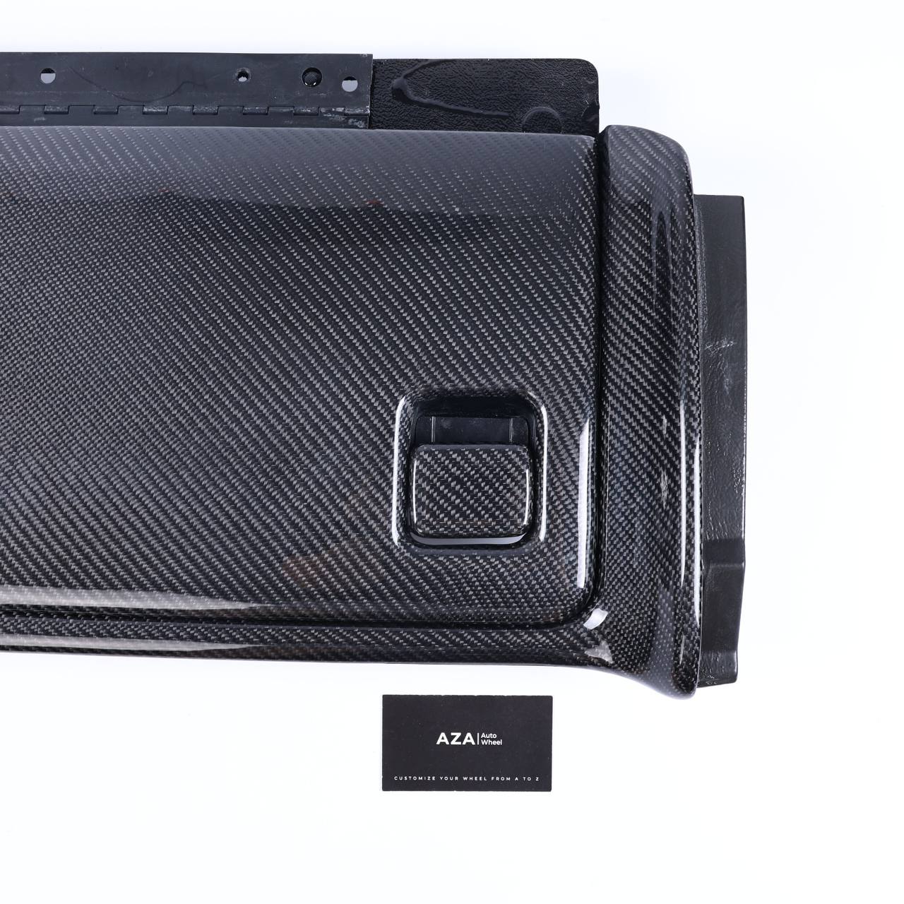 99-06 GM Silverado Sierra Carbon fiber glove box+ outer trim - Image 4