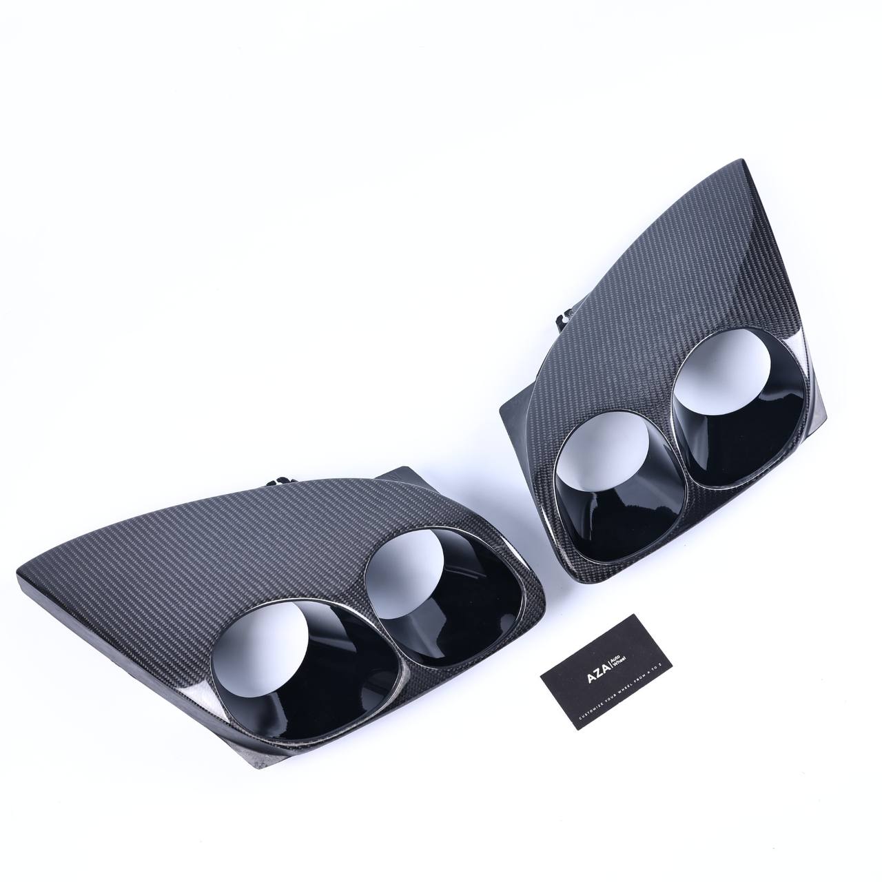 1994-1998 Mitsubishi 3000GT/Stealth Headlight Set Left & Right Carbon Fiber - Image 3
