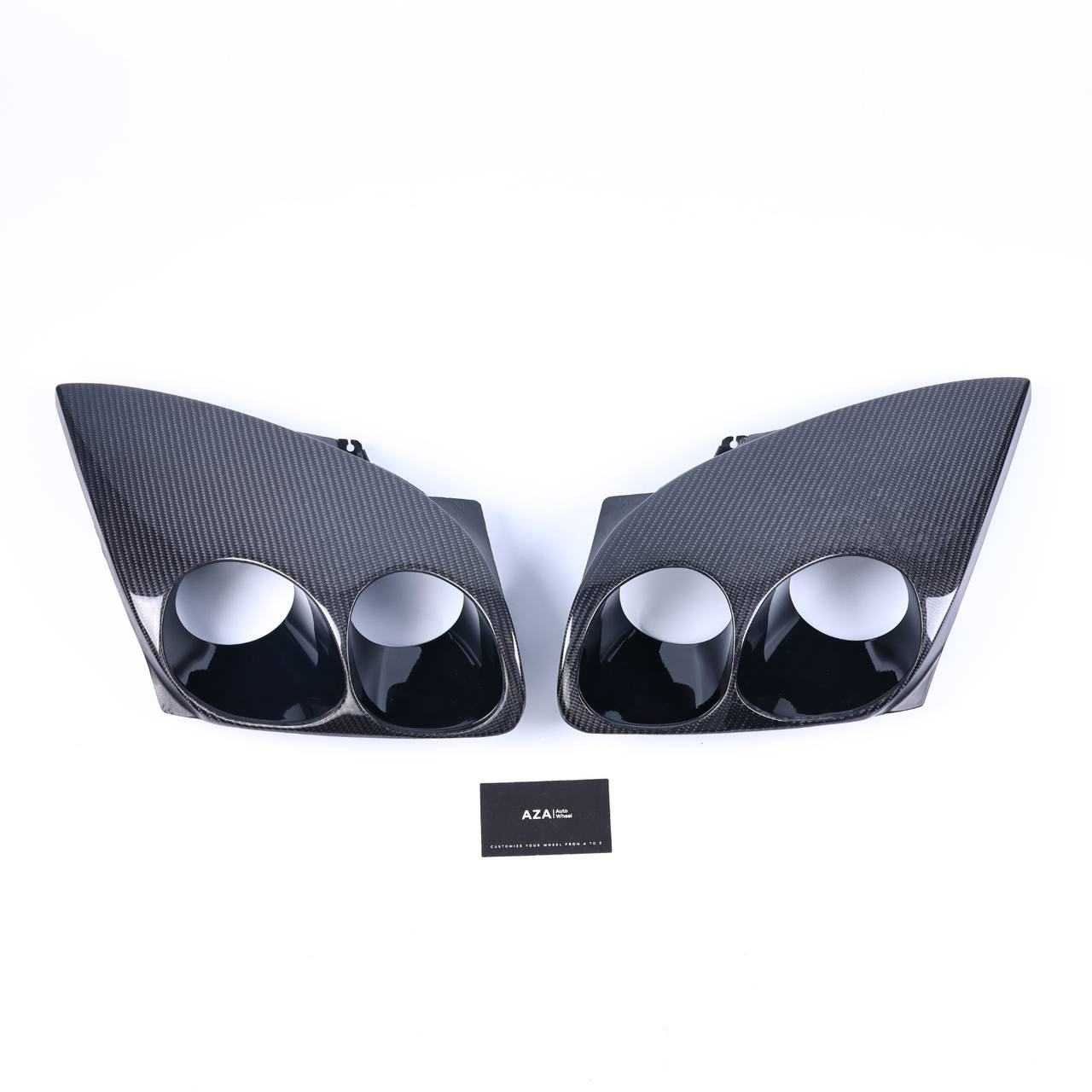 1994-1998 Mitsubishi 3000GT/Stealth Headlight Set Left & Right Carbon Fiber