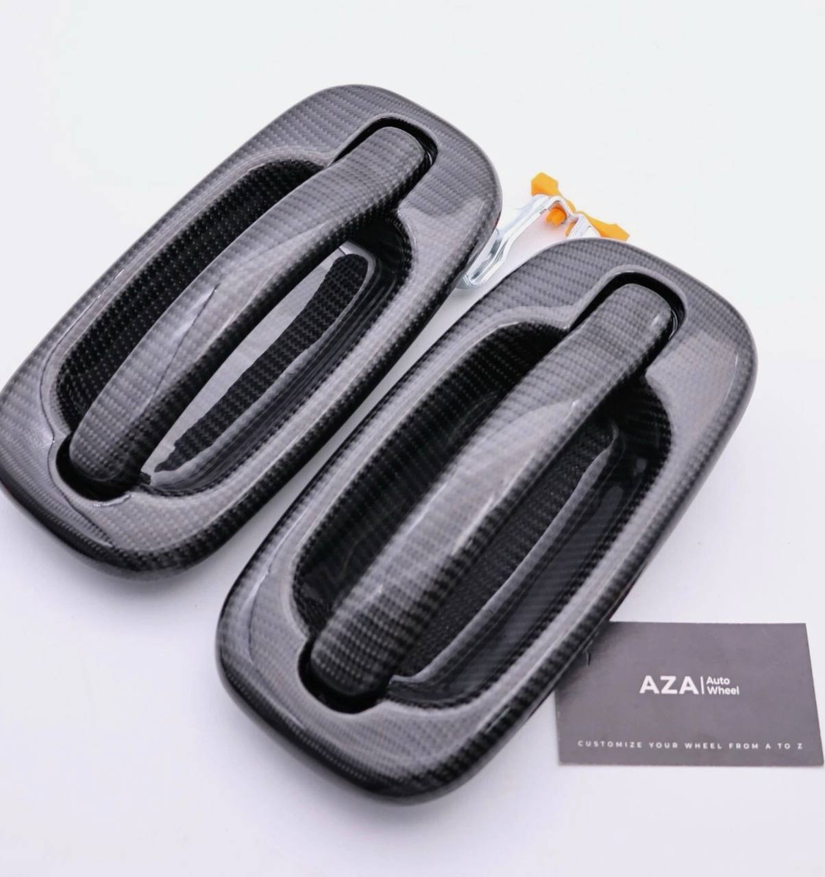 Carbon Door Handle Set Of 4 for 1999-2007 Chevy Silverado Sierra Tahoe Suburban