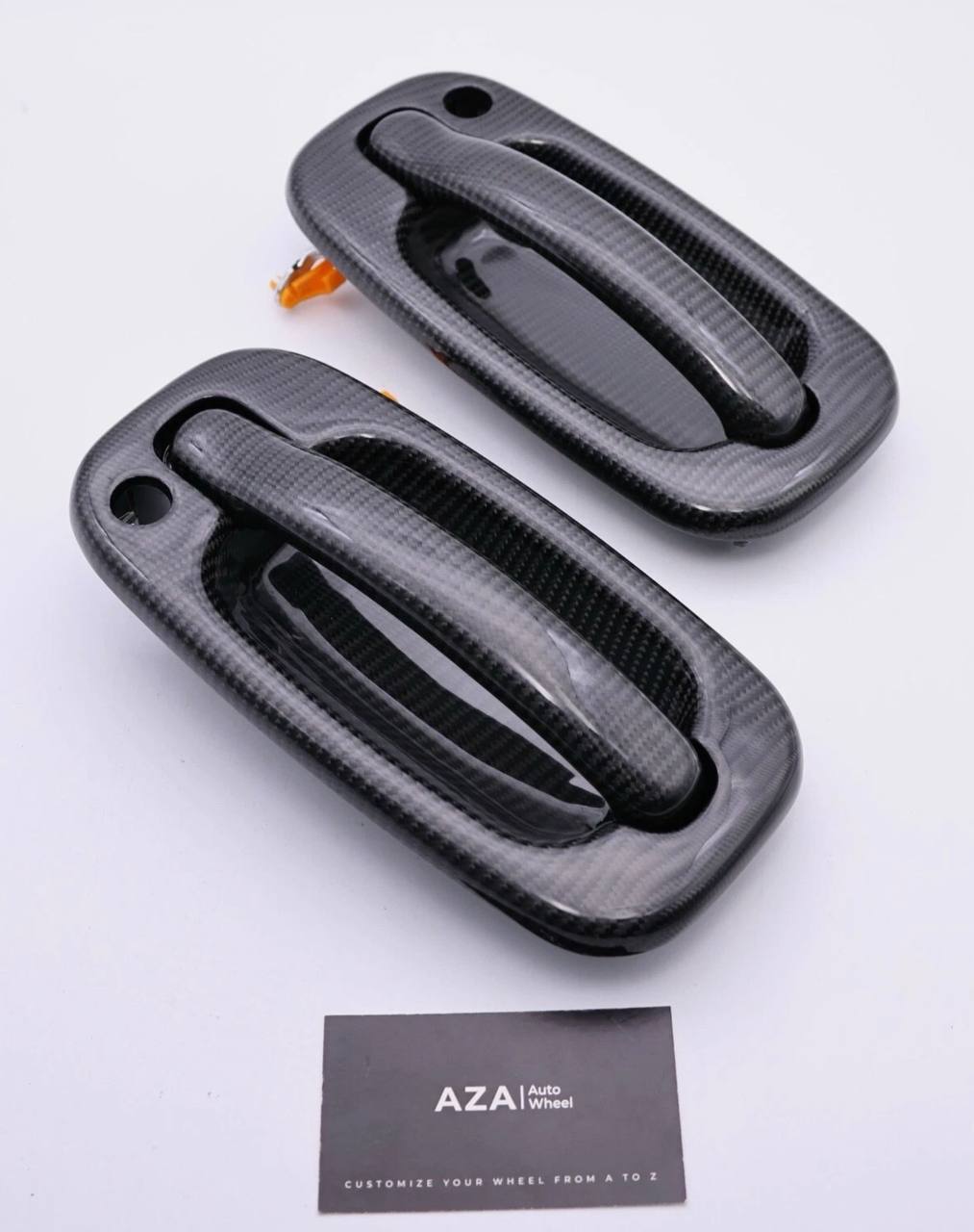 Carbon Door Handle Front Left & Right for 1999-2007 Chevy Silverado GMC Sierra