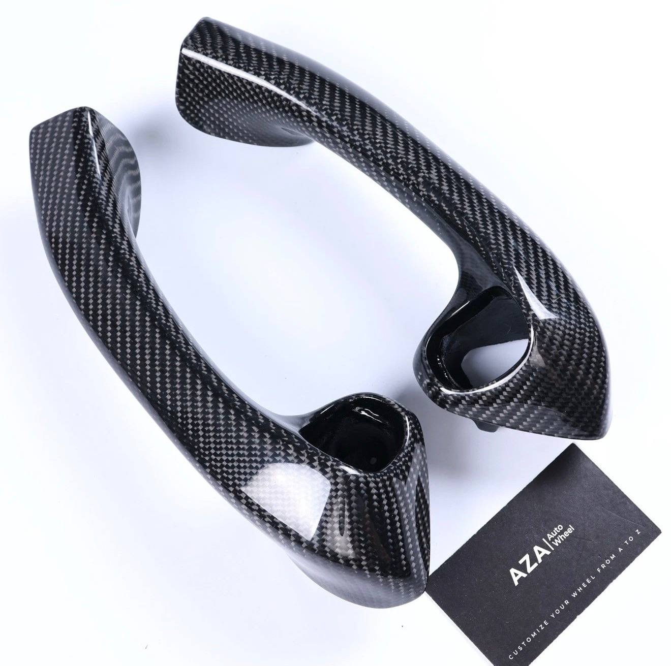 BMW Z3 Z3M Roadster 1996-02 Interior Door Pull Handles Carbon Fiber - Image 2