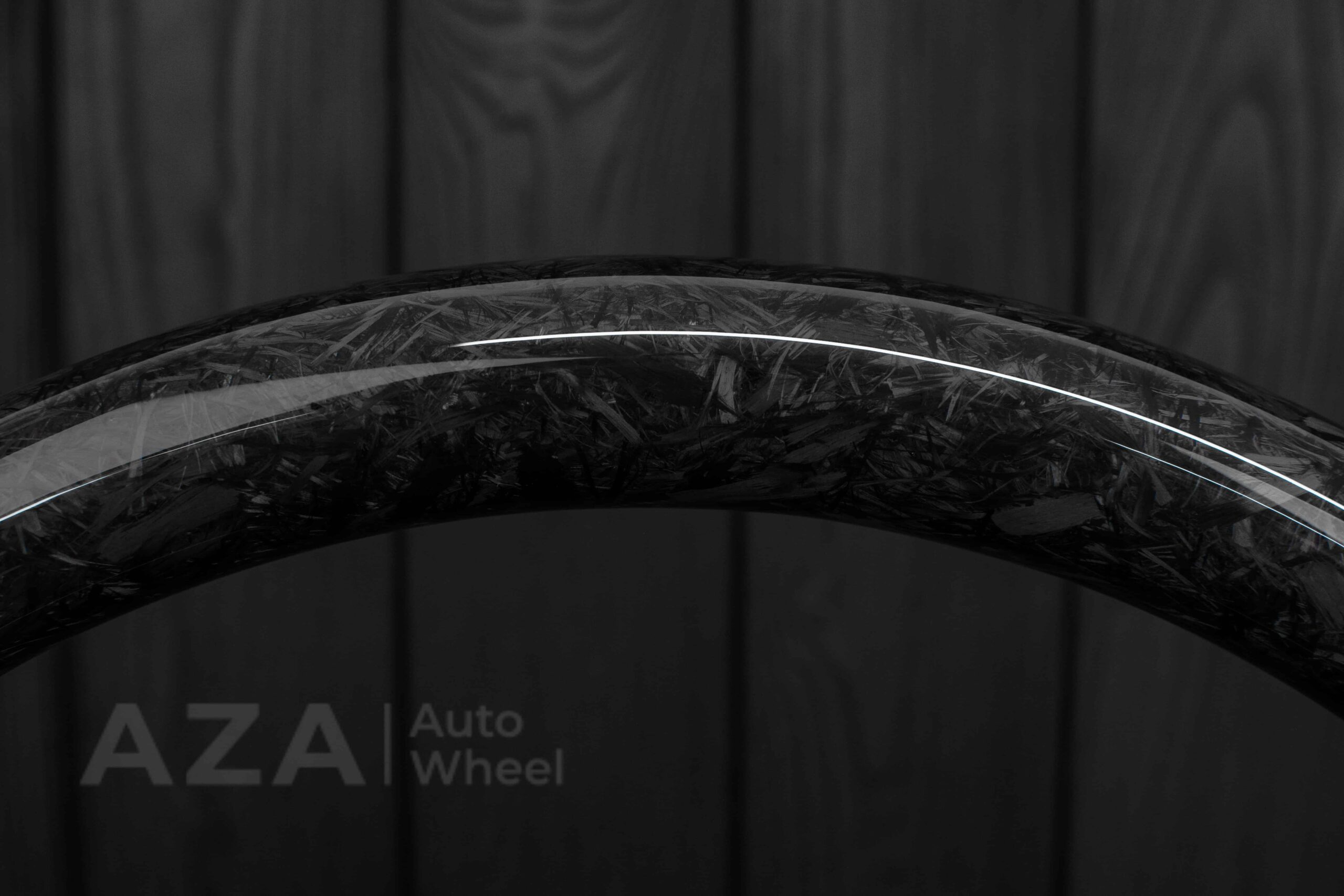 Steering wheel BMW E6X Forged carbon fiber/Perforated leather - Image 7
