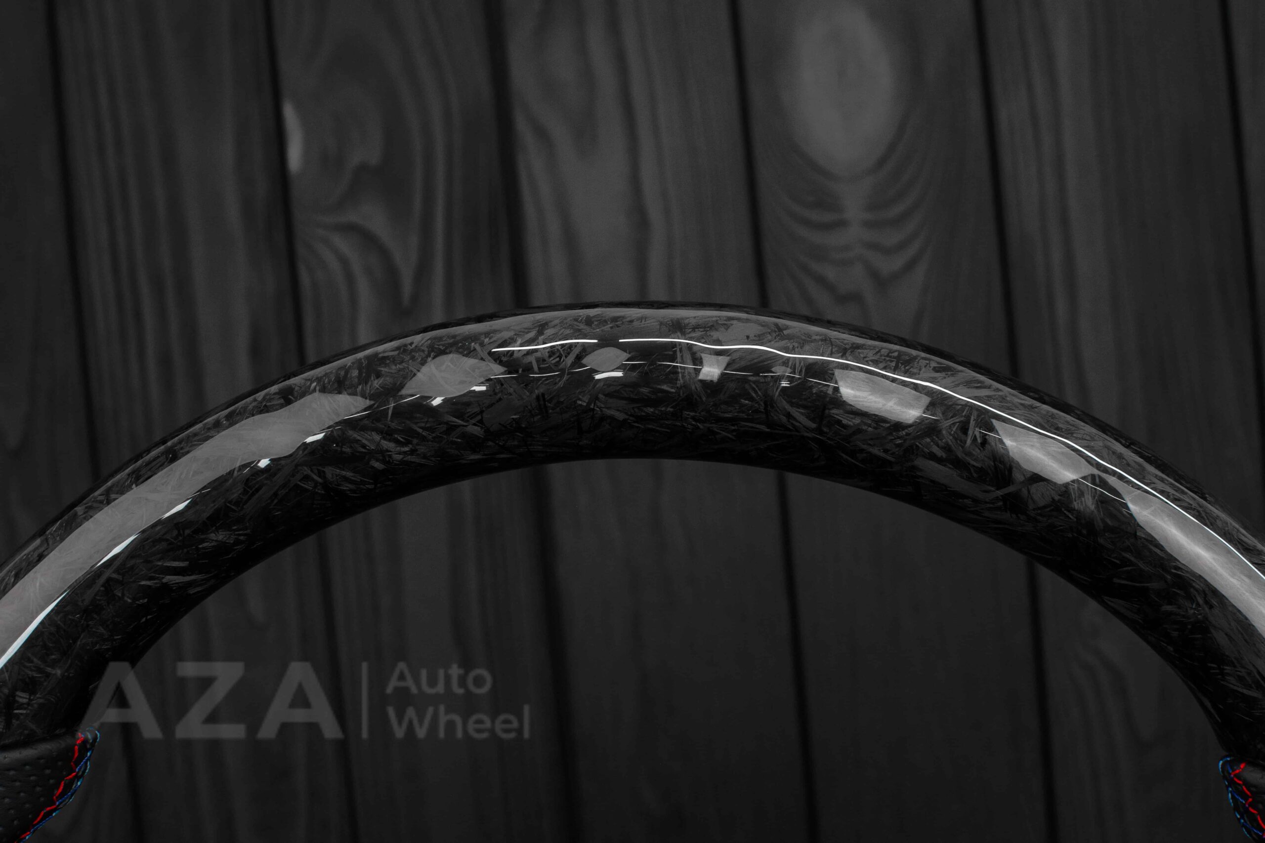 Steering wheel BMW E6X Forged carbon fiber/Perforated leather - Image 16