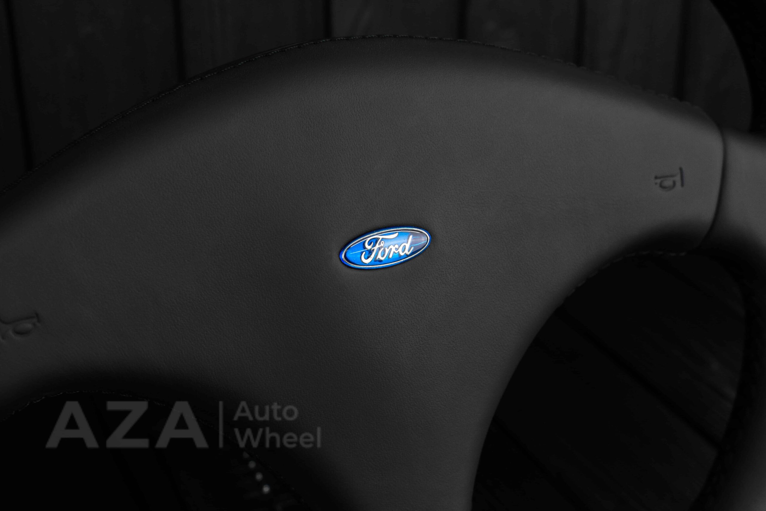 Steering wheel Ford Mustang Fox body SVO Carbon fiber/Italian leather/Flat bottom ($300 will be refunded after you send in your old wheel+horn pad afterwards) - Image 8