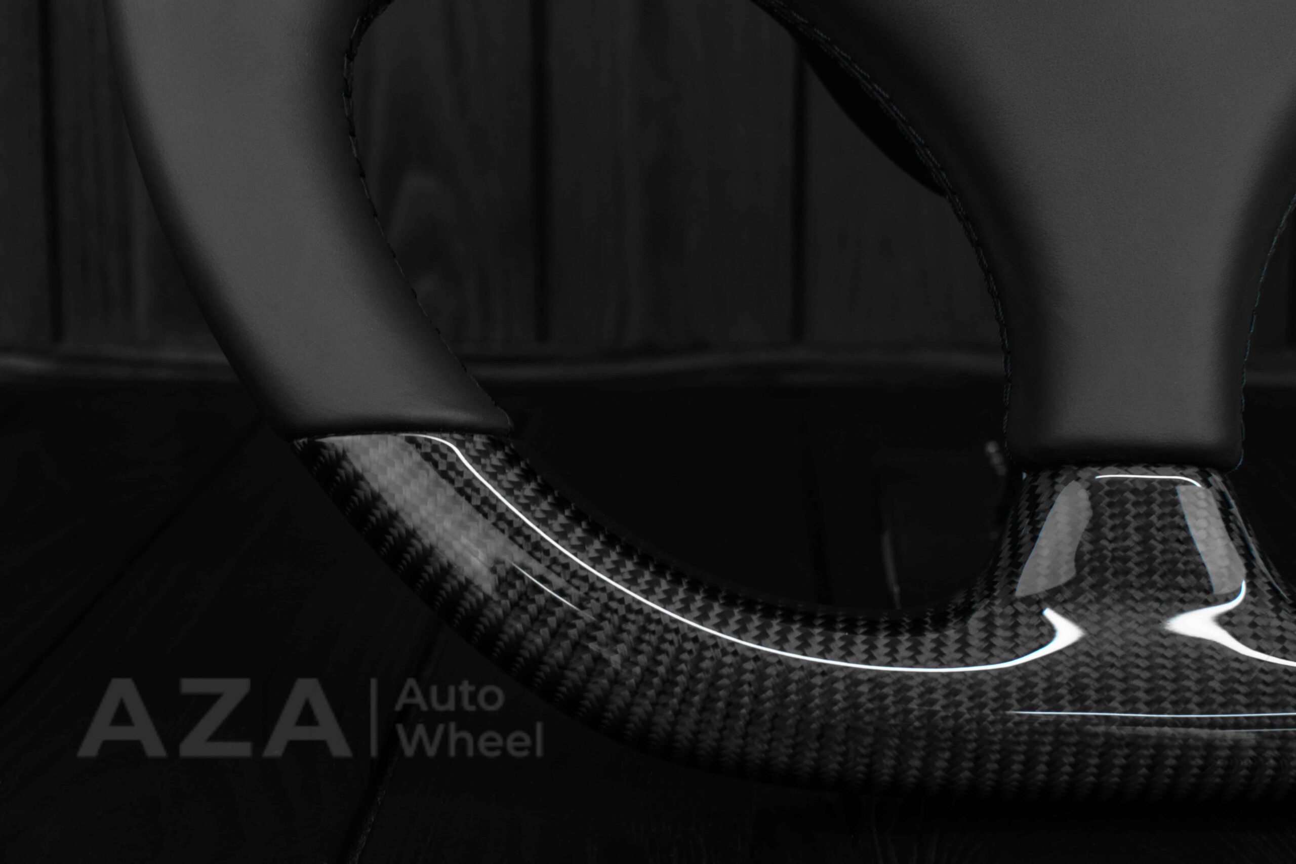 Steering wheel Ford Mustang Fox body SVO Carbon fiber/Italian leather/Flat bottom ($300 will be refunded after you send in your old wheel+horn pad afterwards) - Image 11
