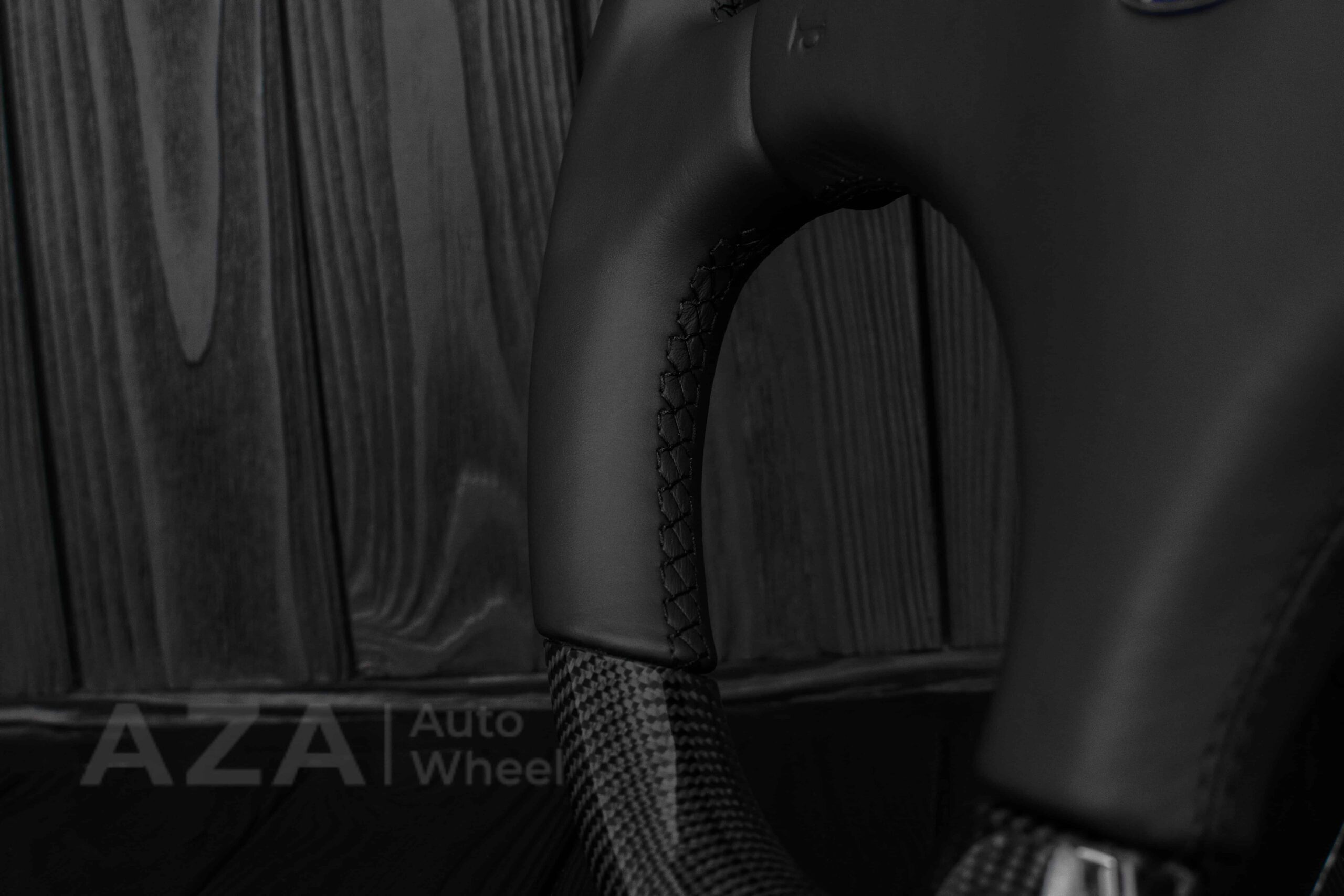 Steering wheel Ford Mustang Fox body SVO Carbon fiber/Italian leather/Flat bottom ($300 will be refunded after you send in your old wheel+horn pad afterwards) - Image 15