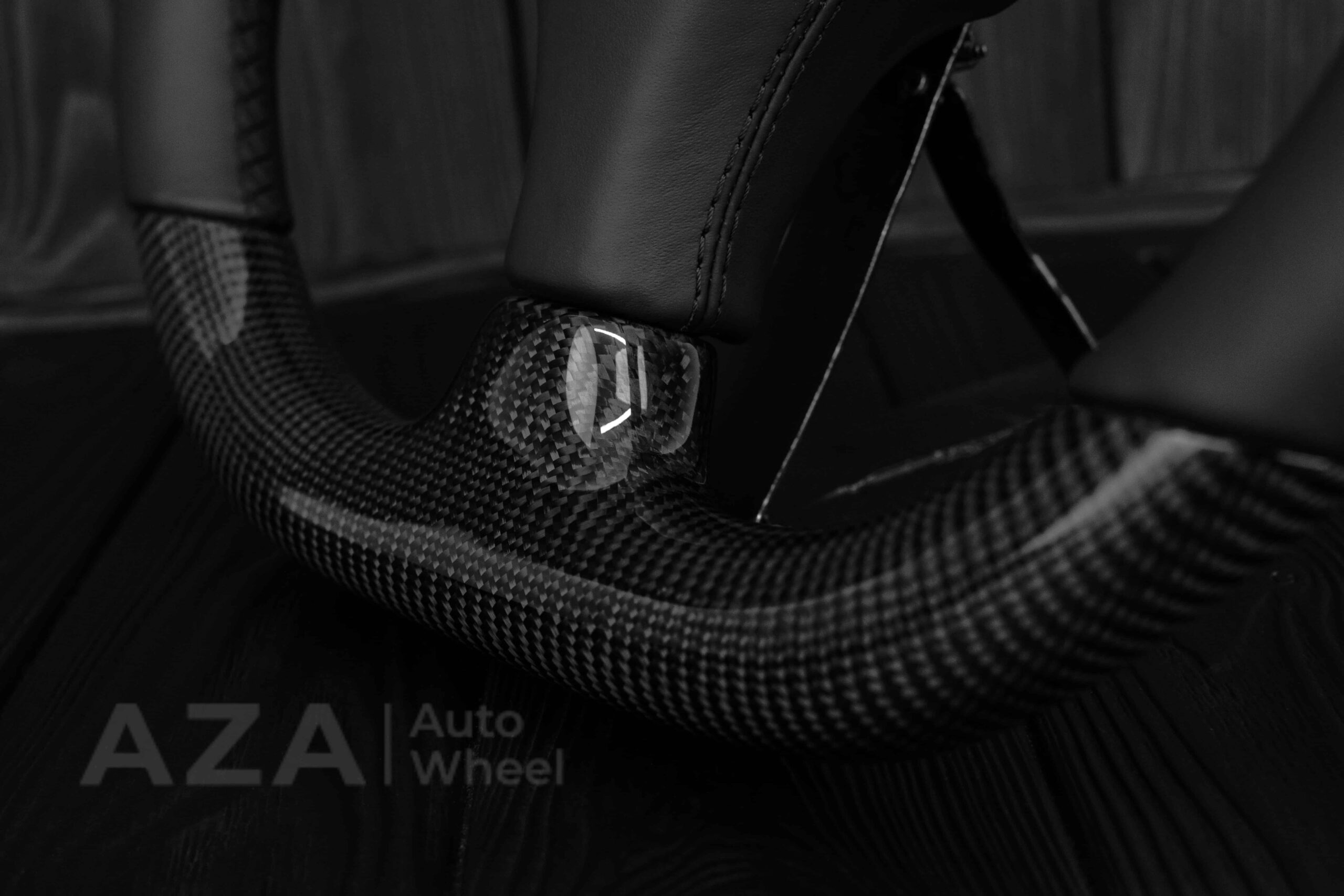 Steering wheel Ford Mustang Fox body SVO Carbon fiber/Italian leather/Flat bottom ($300 will be refunded after you send in your old wheel+horn pad afterwards) - Image 16