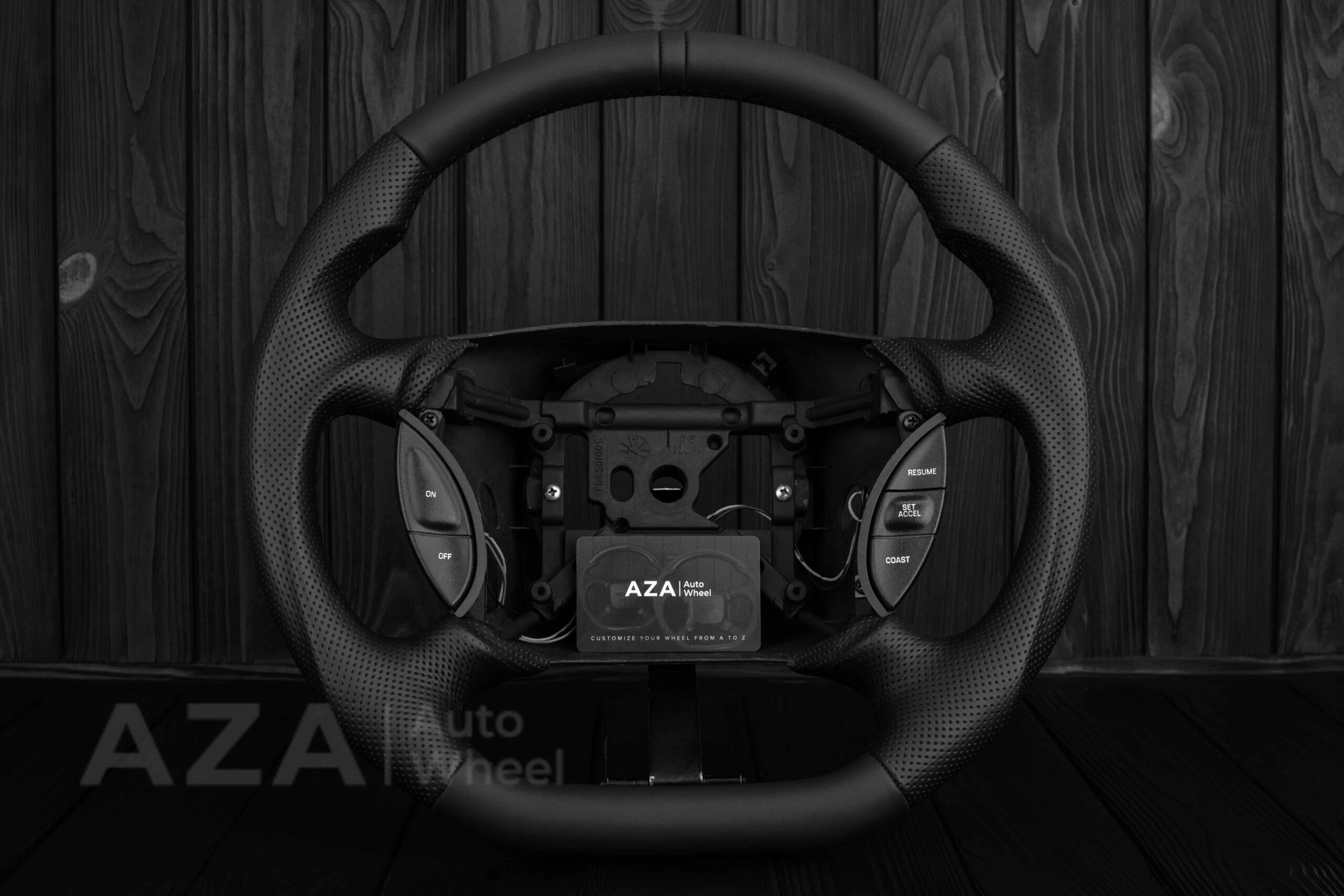 Steering wheel Ford Mustang/Cobra/Saleen 1994-2004 Napa/Perforated leather/Black stripe - Image 15