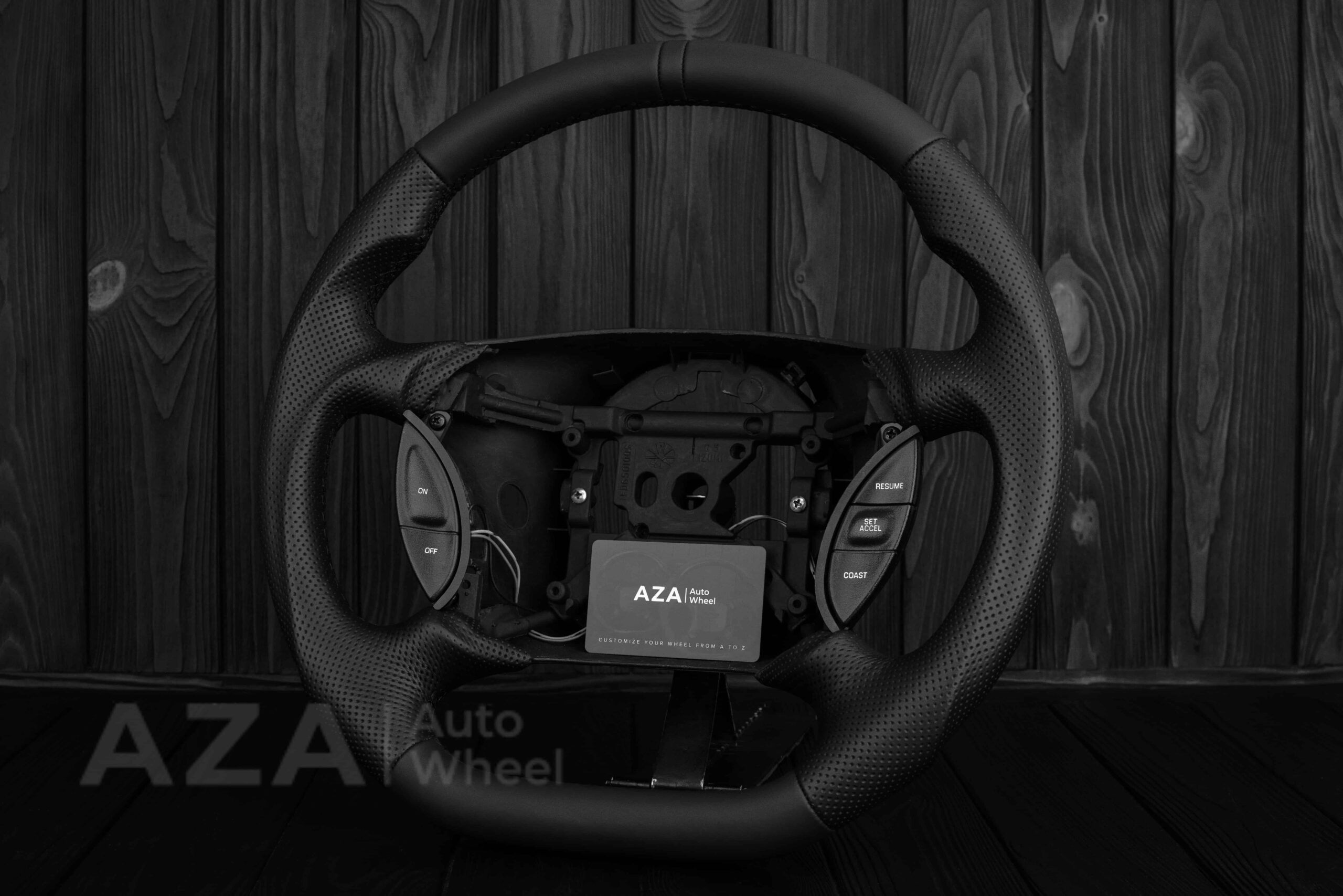 Steering wheel Ford Mustang/Cobra/Saleen 1994-2004 Napa/Perforated leather/Black stripe - Image 16