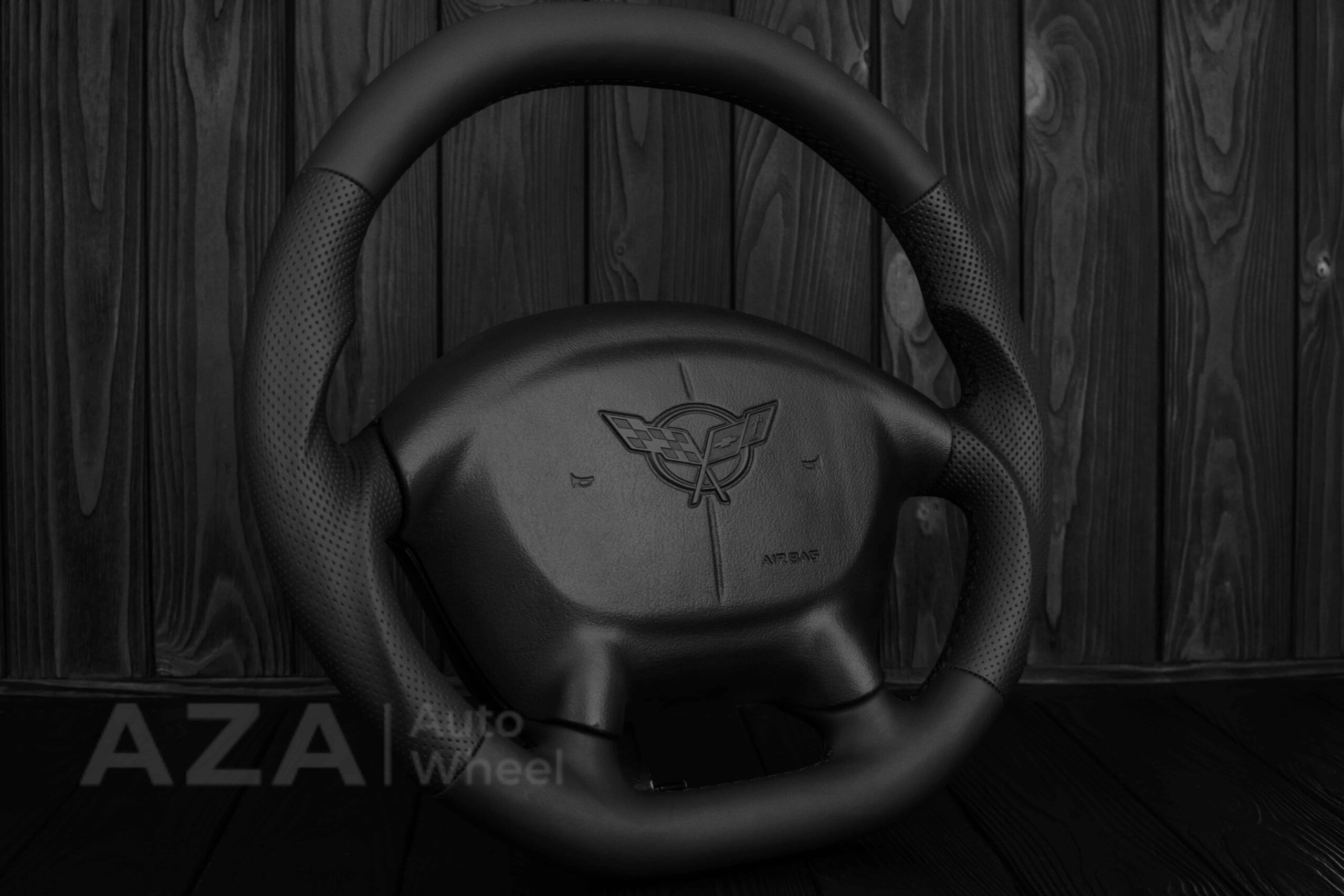 Steering wheel Corvette C5 Reduced diameter Napa/Perforated leather - Image 5