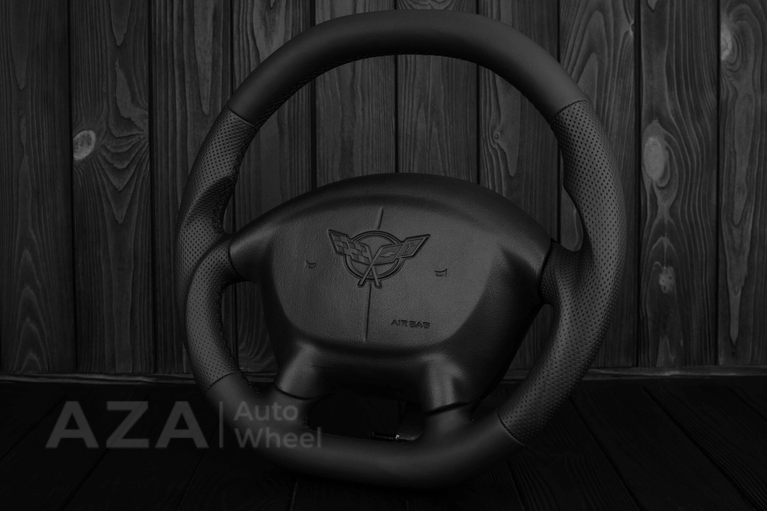 Steering wheel Corvette C5 Reduced diameter Napa/Perforated leather - Image 6