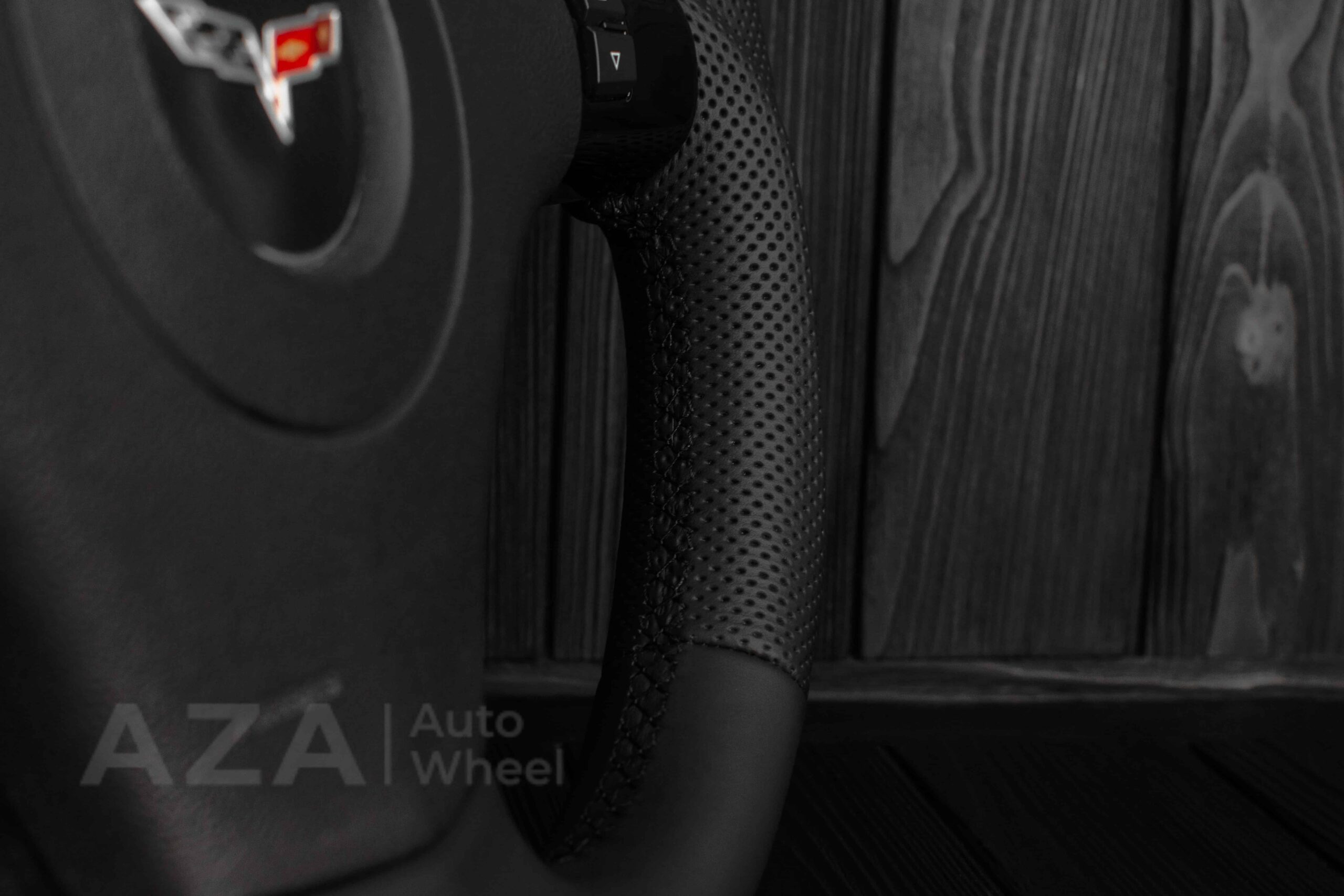 Steering wheel 2006-2011 Corvette C6 Napa/Red Stripe - Image 17