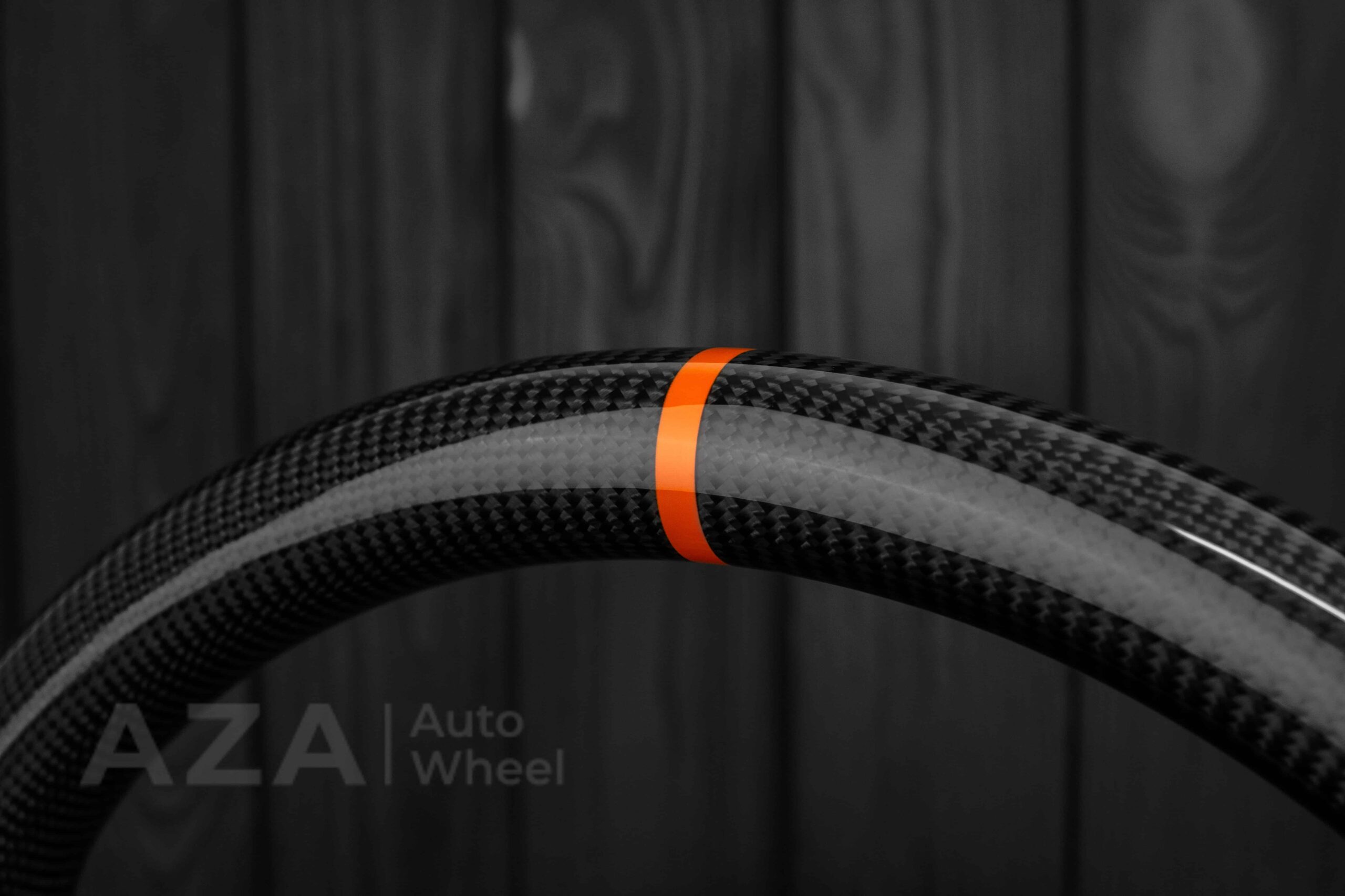 Steering wheel GM, Silverado, Sierra, Yukon, H2, Trailblazer 2003+ Carbon fiber/Napa/ Orange Accents - Image 19
