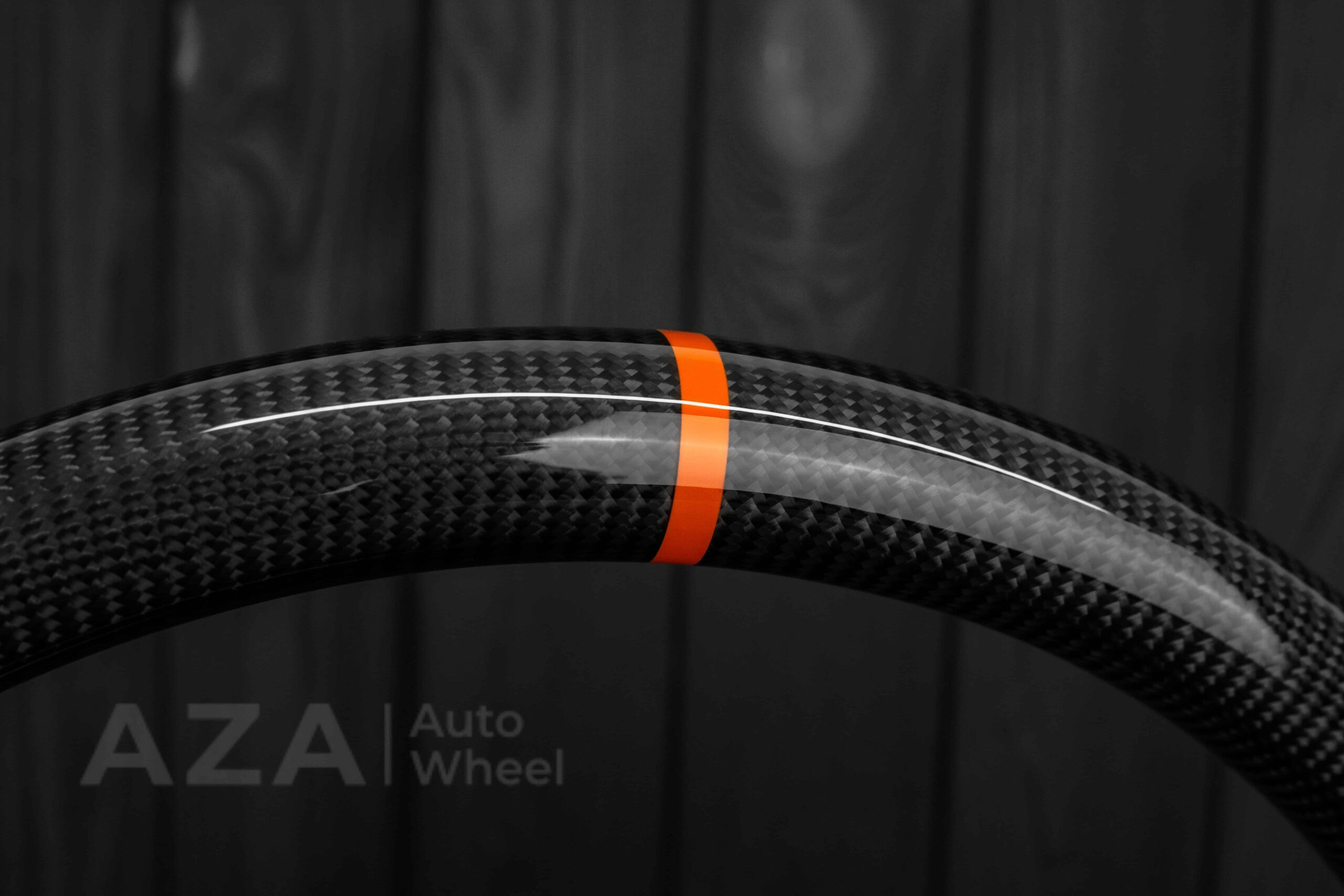 Steering wheel GM, Silverado, Sierra, Yukon, H2, Trailblazer 2003+ Carbon fiber/Napa/ Orange Accents - Image 21