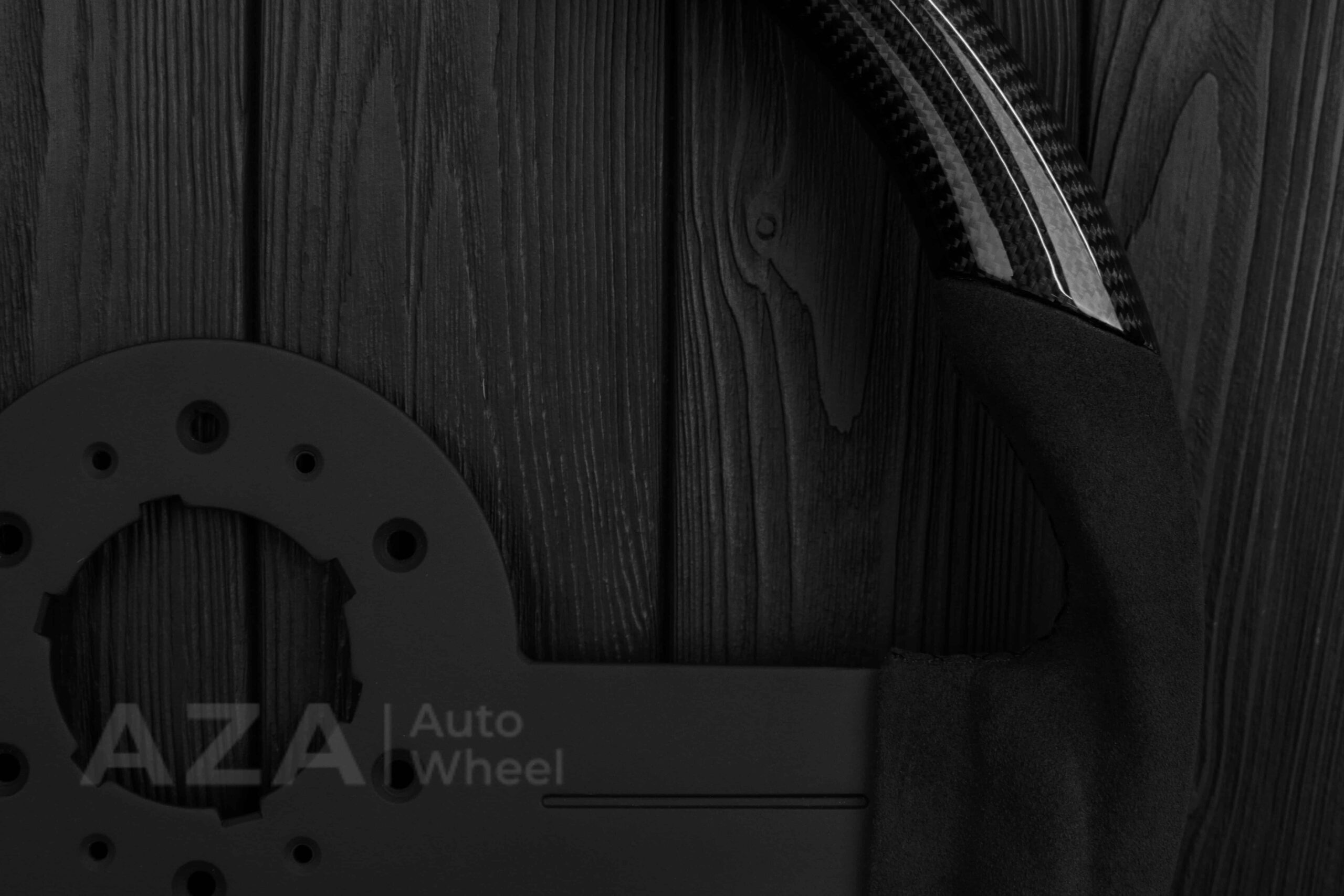 Steering wheel Chevrolet Camaro Iroc Z28 Berlinetta 1982-89 Custom flat bottom Carbon fiber/Alcantara - Image 5