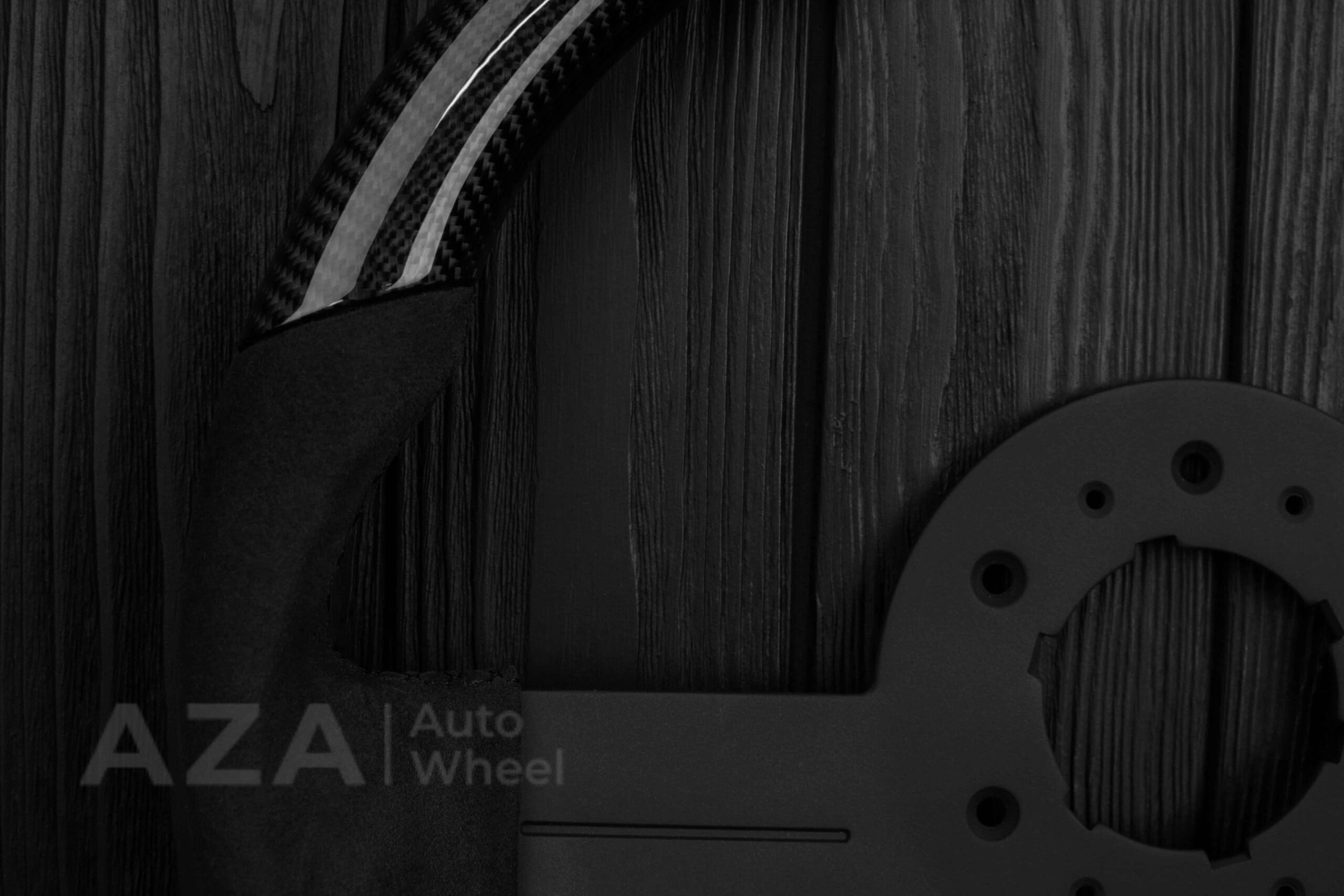 Steering wheel Chevrolet Camaro Iroc Z28 Berlinetta 1982-89 Custom flat bottom Carbon fiber/Alcantara - Image 6
