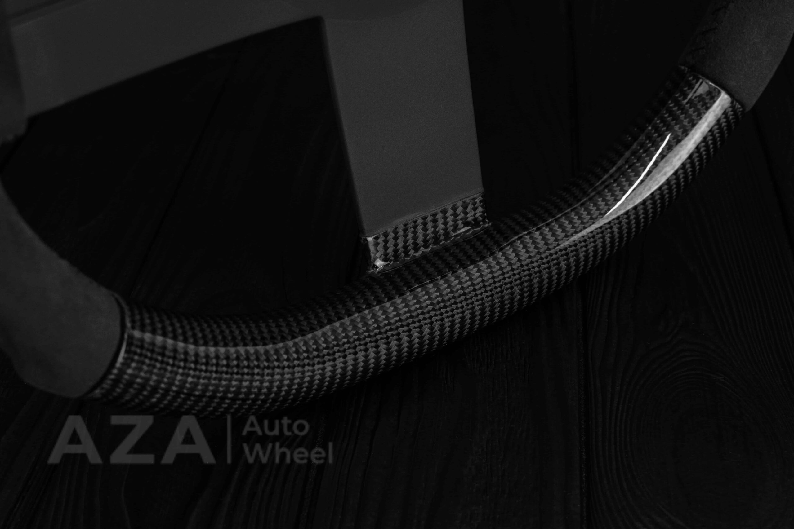 Steering wheel Chevrolet Camaro Iroc Z28 Berlinetta 1982-89 Custom flat bottom Carbon fiber/Alcantara - Image 17