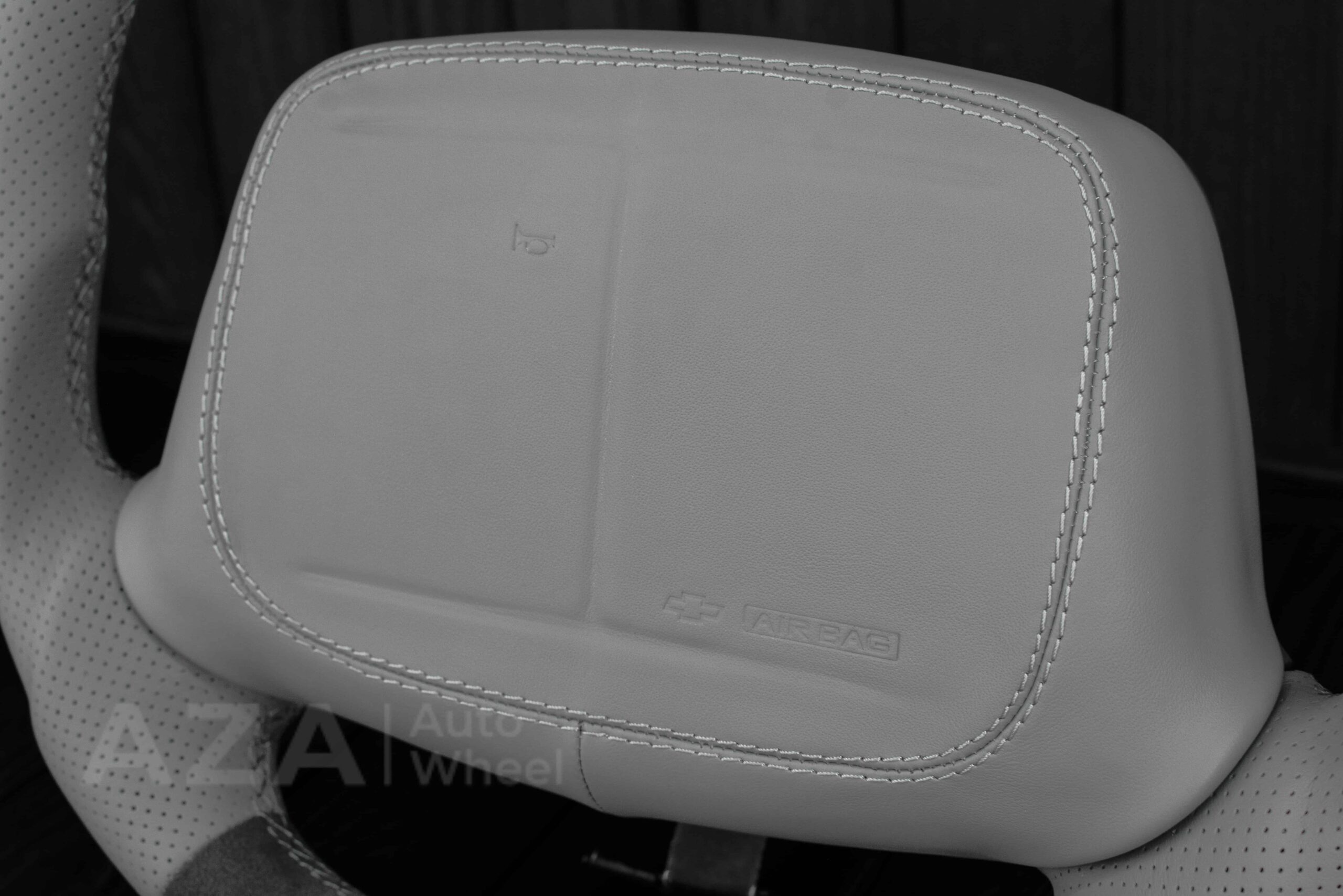 Steering wheel Chevrolet IMPALA SS/CAPRICE SS 1994-1996 Custom Alcantara/GRAY LEATHER/Cover - Image 8