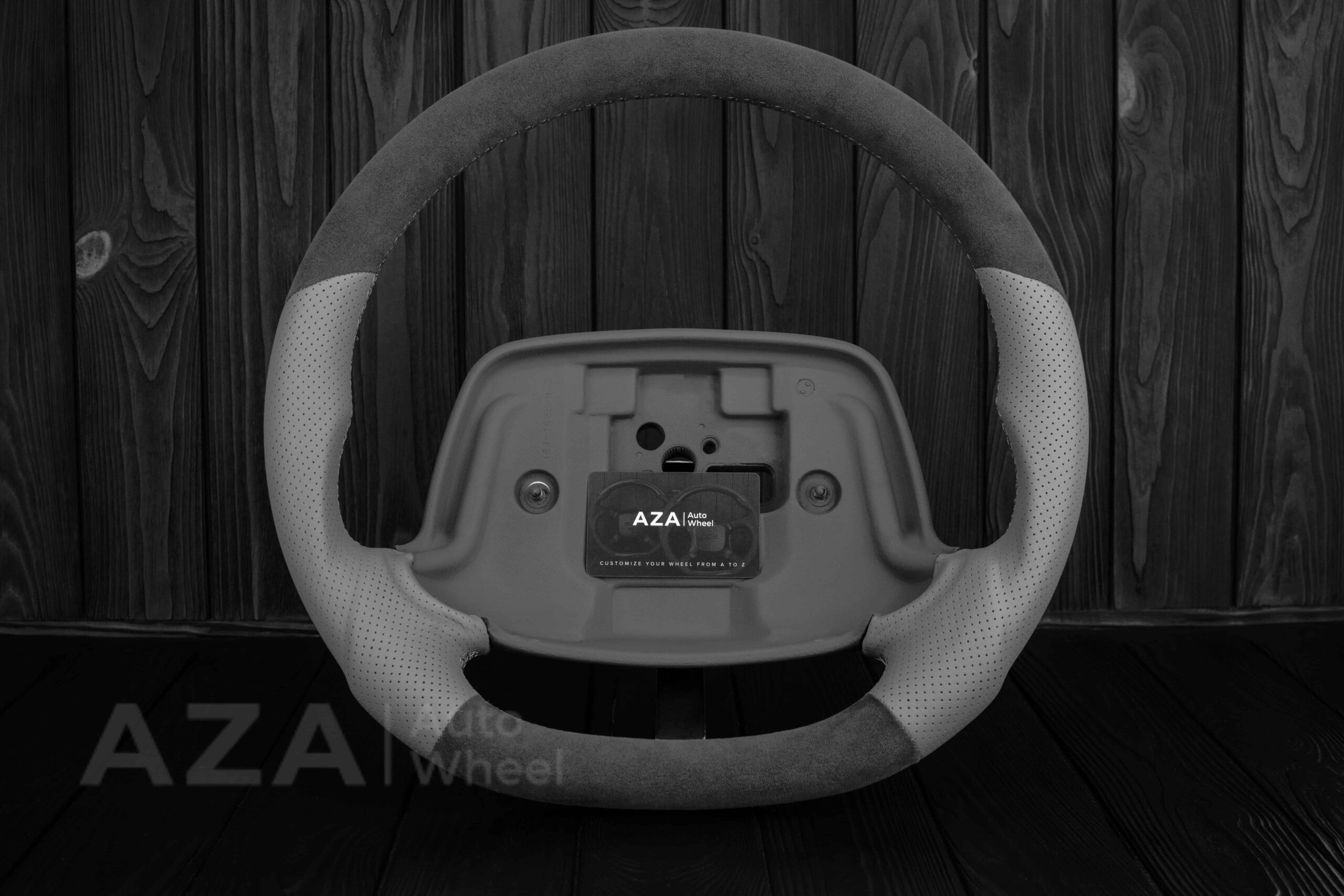 Steering wheel Chevrolet IMPALA SS/CAPRICE SS 1994-1996 Custom Alcantara/GRAY LEATHER/Cover - Image 26