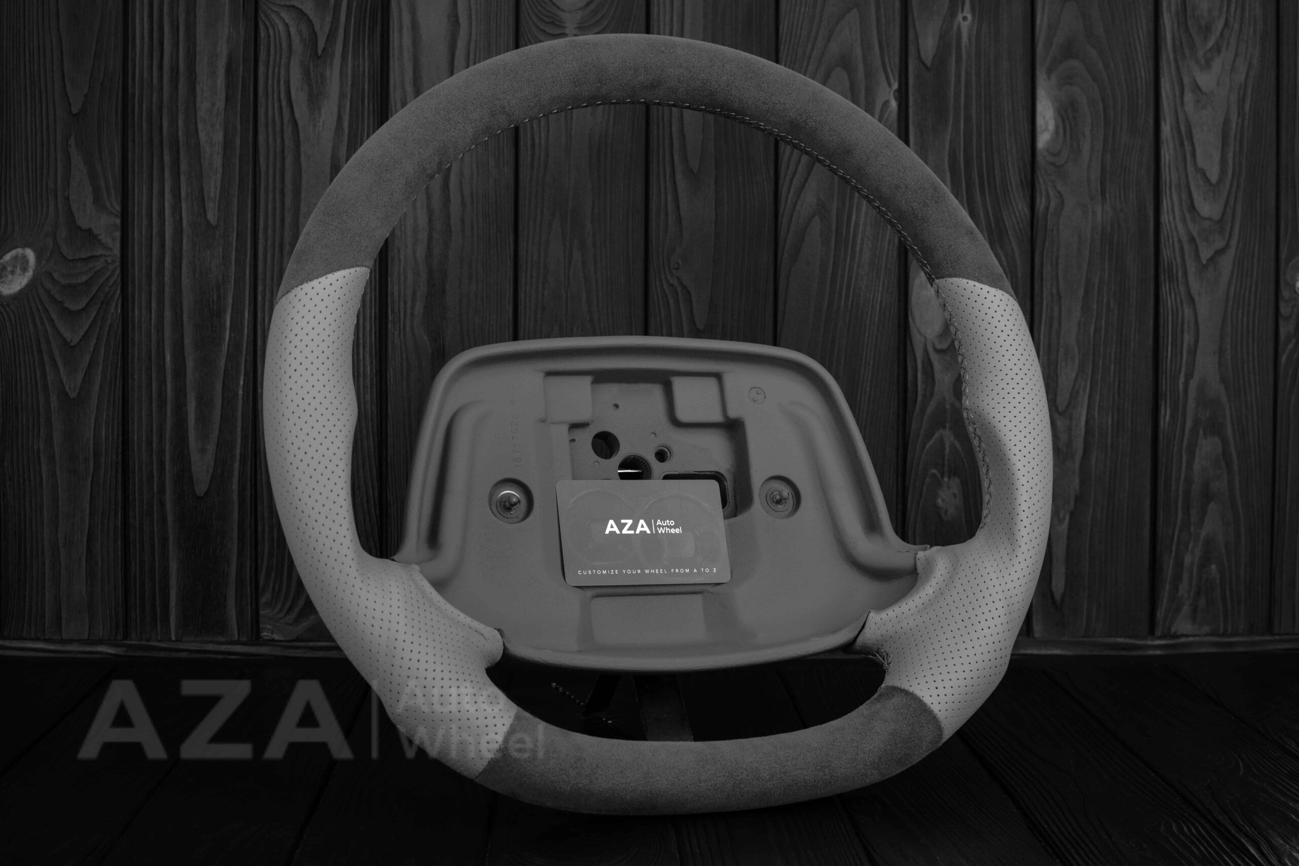 Steering wheel Chevrolet IMPALA SS/CAPRICE SS 1994-1996 Custom Alcantara/GRAY LEATHER/Cover - Image 28