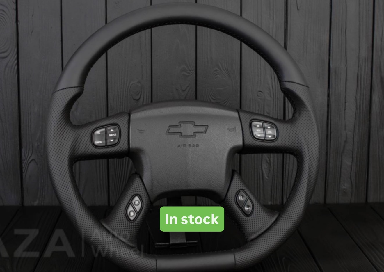 Steering wheel GM, Silverado, Sierra, Yukon, H2, Trailblazer, Denali (2003+) Napa/Perforated leather