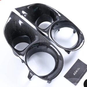 Fog Light Bezel Trim Surround Carbon Fiber for 99-01 Mustang SVT Cobra