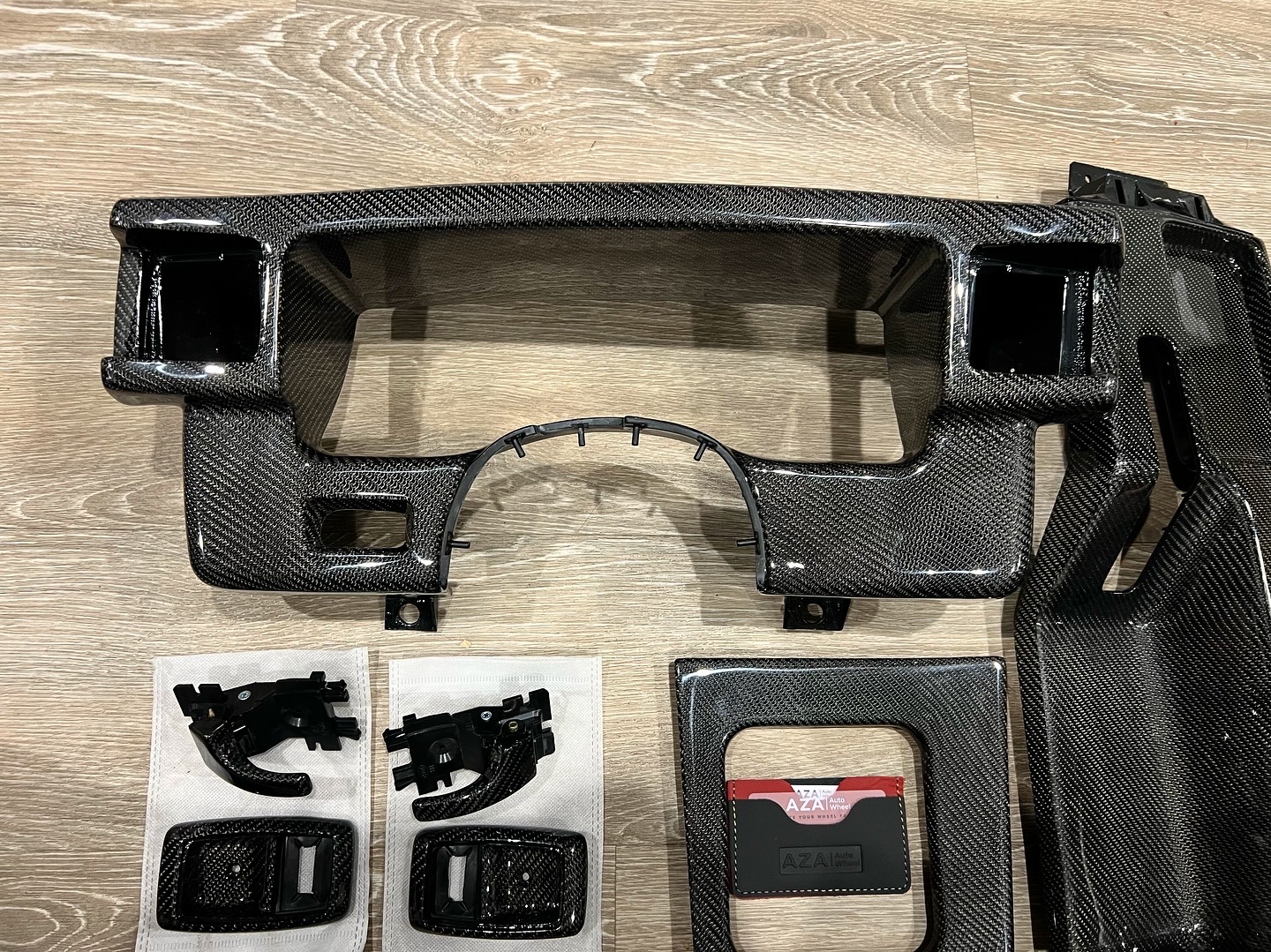 1990-1993 Mustang Foxbody 7 piece carbon interior kit - Image 2