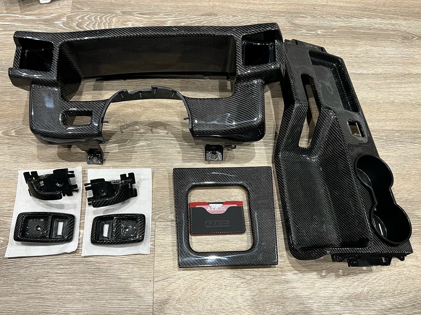 1990-1993 Mustang Foxbody 7 piece carbon interior kit