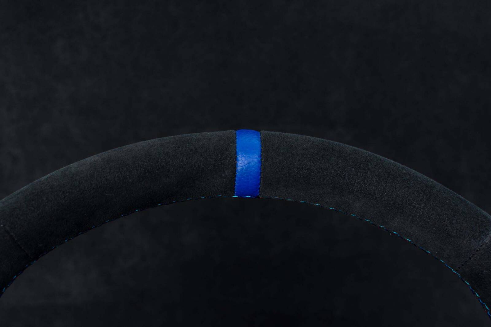 Steering wheel BMW E6X Paddle SMG Sport Carbon fiber/Alcantara/Blue stripe - Image 12