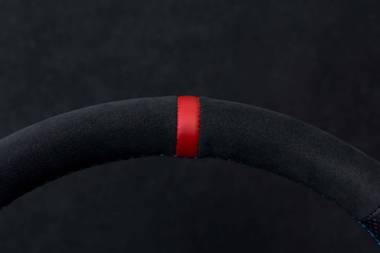 Steering wheel BMW E6X Paddle SMG Sport Carbon fiber/Alcantara/Perforated leather/Red stripe - Image 14