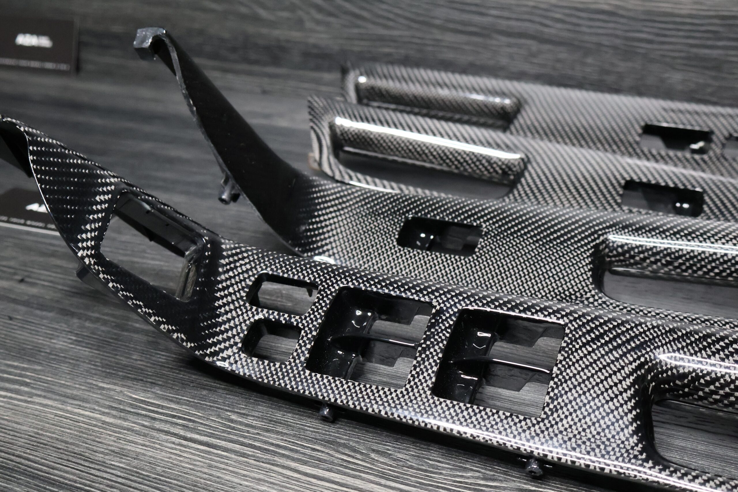 Real Carbon Fiber Window Switch Trims For Mitsubishi Lancer EVO X MR 08-15 - Image 5