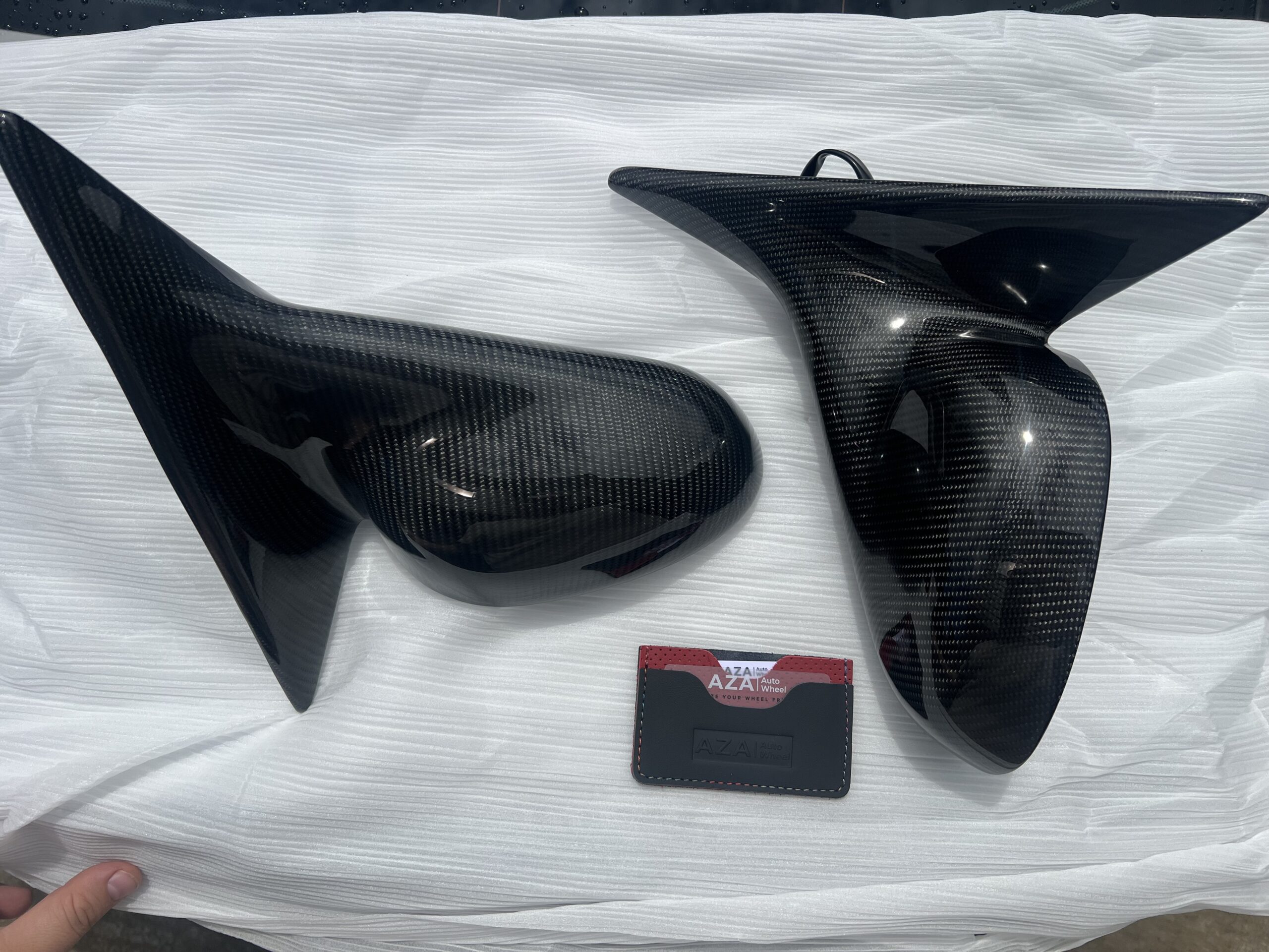 1996-1998 Mustang Carbon Mirrors/ Set - Image 4