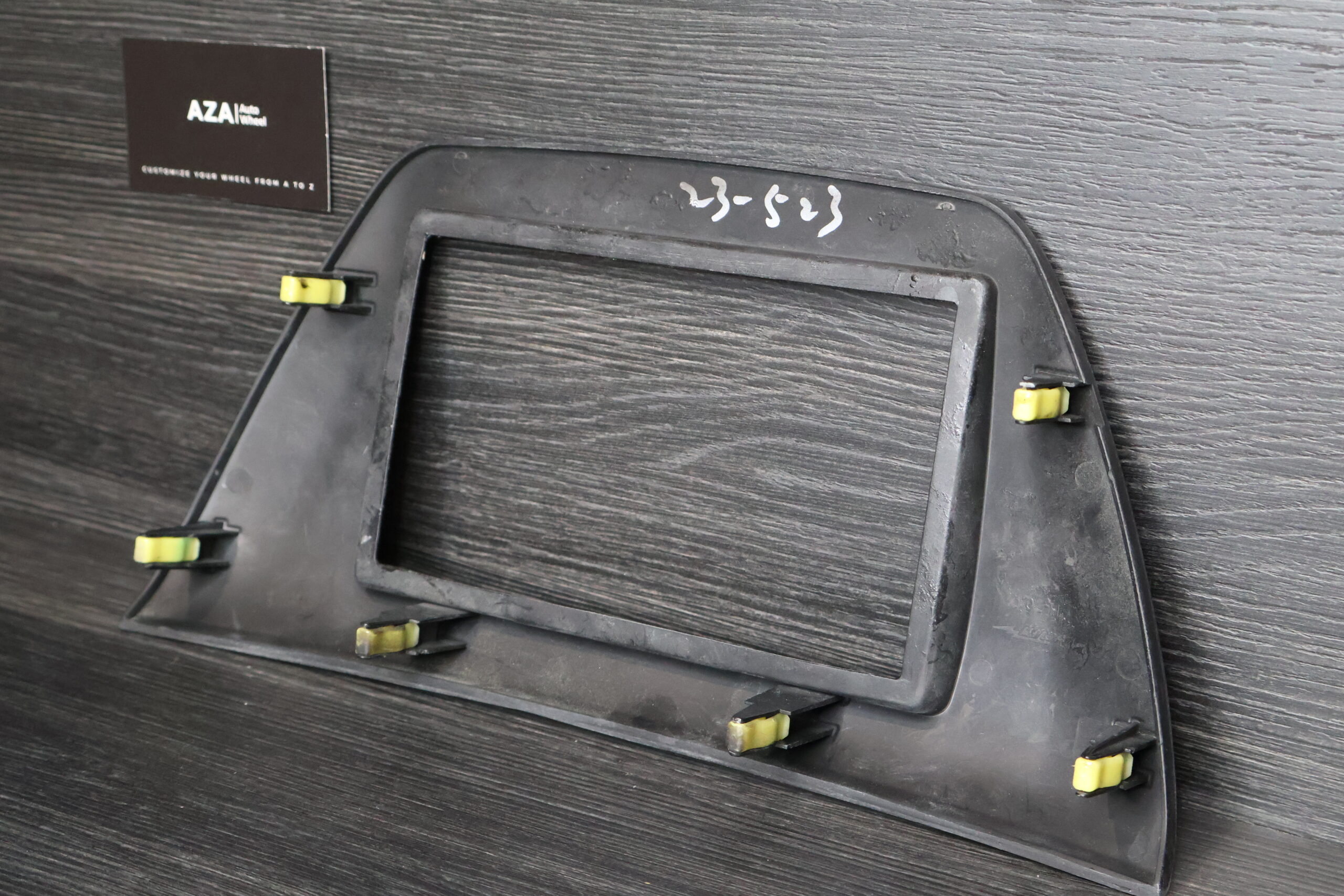 03-06 LANCER EVOLUTION 8 9 RADIO BEZEL OEM Carbon Fiber - Image 2